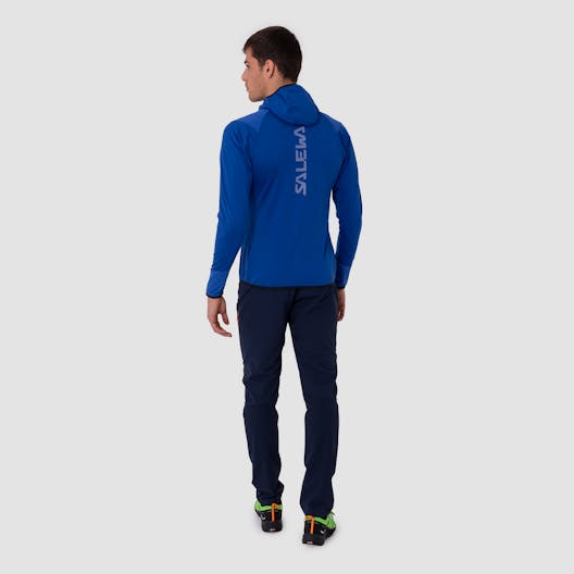Agner Hybrid Polarlite Durastretch Felpa con Cappuccio Uomo on_body image