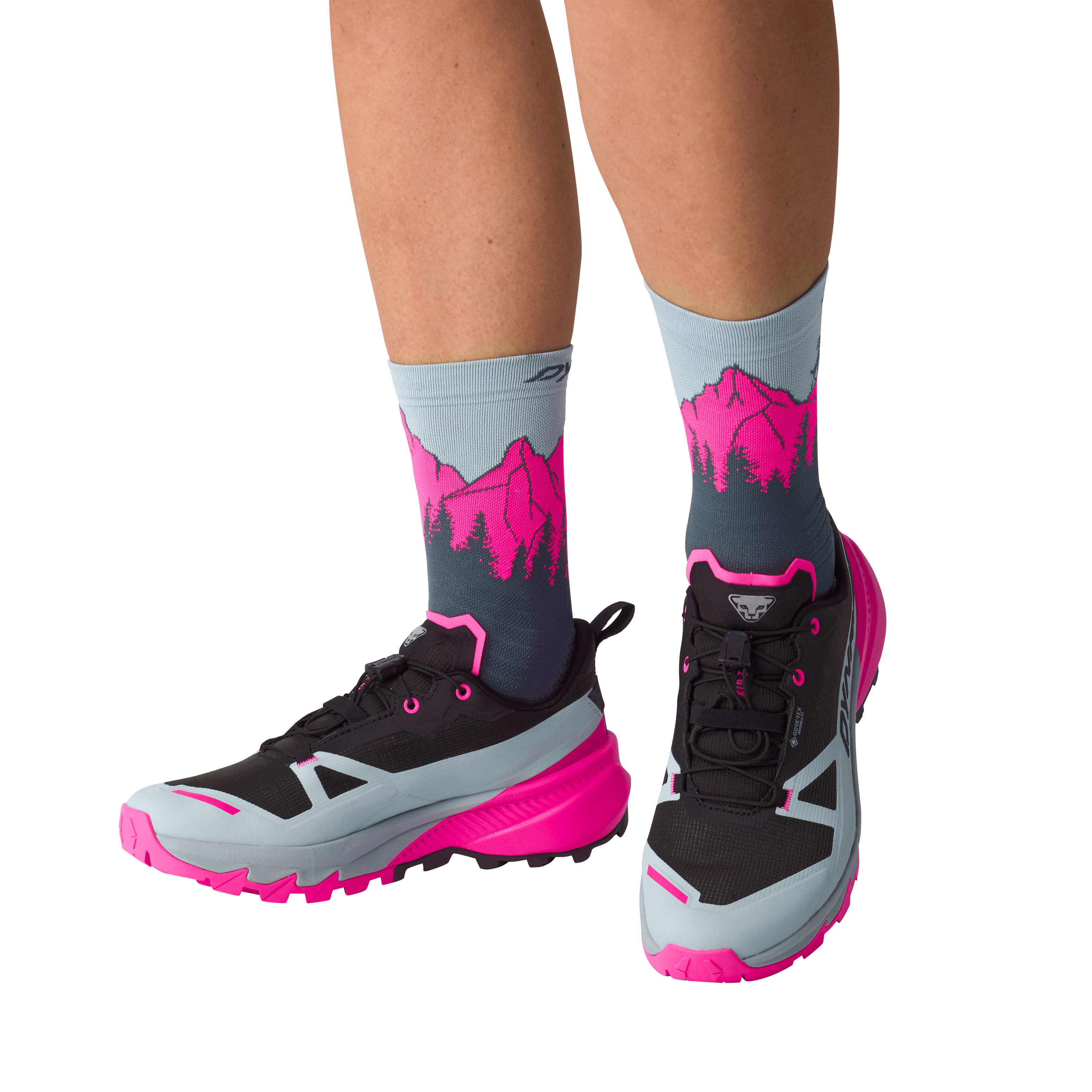 Chaussettes Traverse Crew on_body image