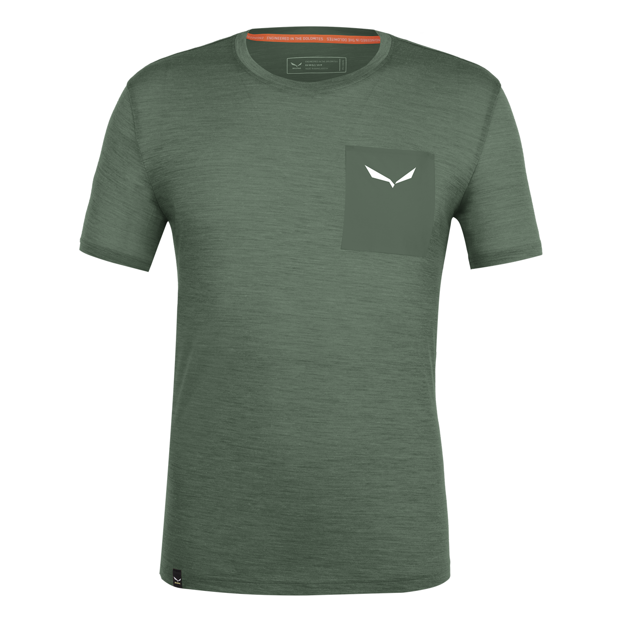 Pure Logo Pocket Merino T-Shirt Men