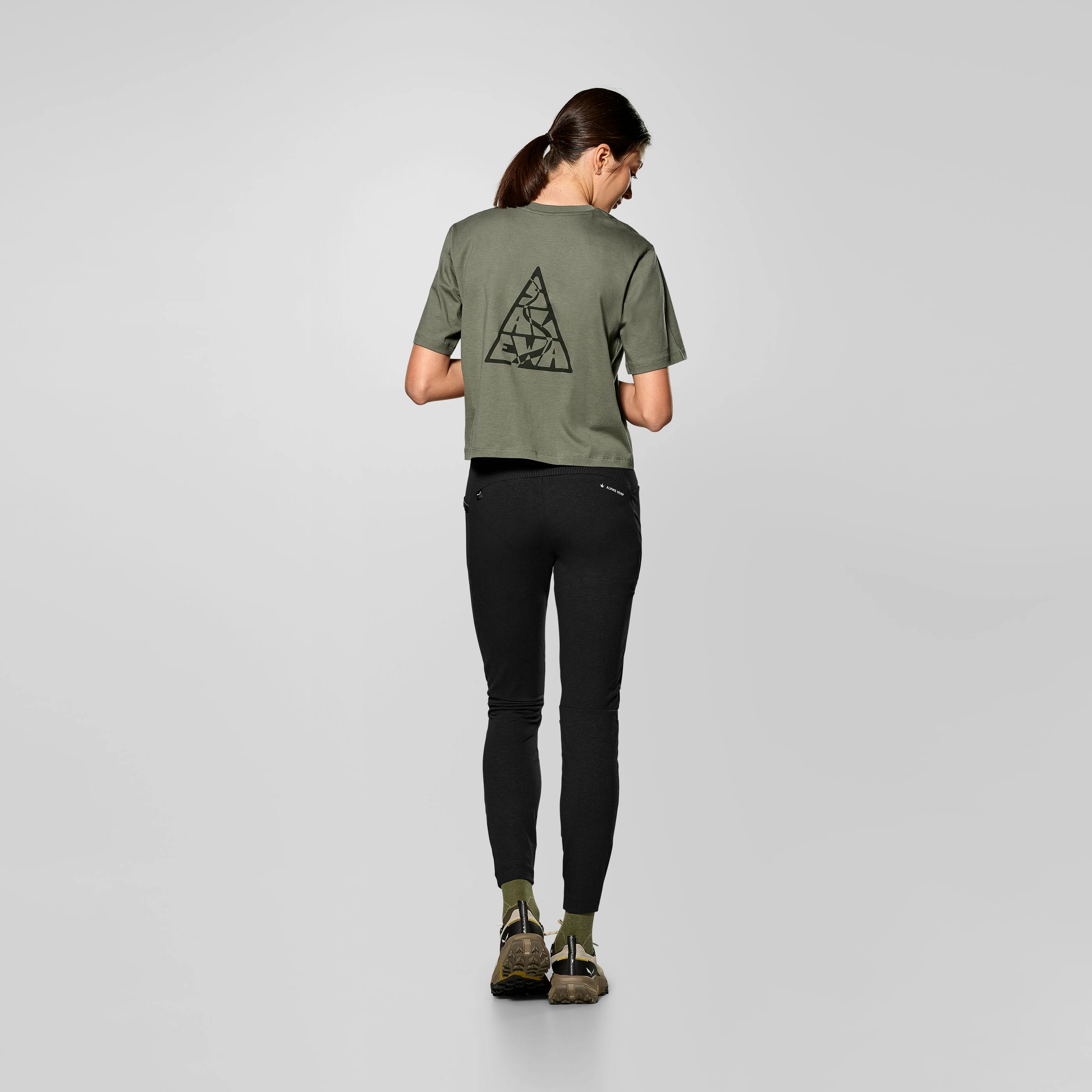 Agner Hemp Leggings Donna on_body image