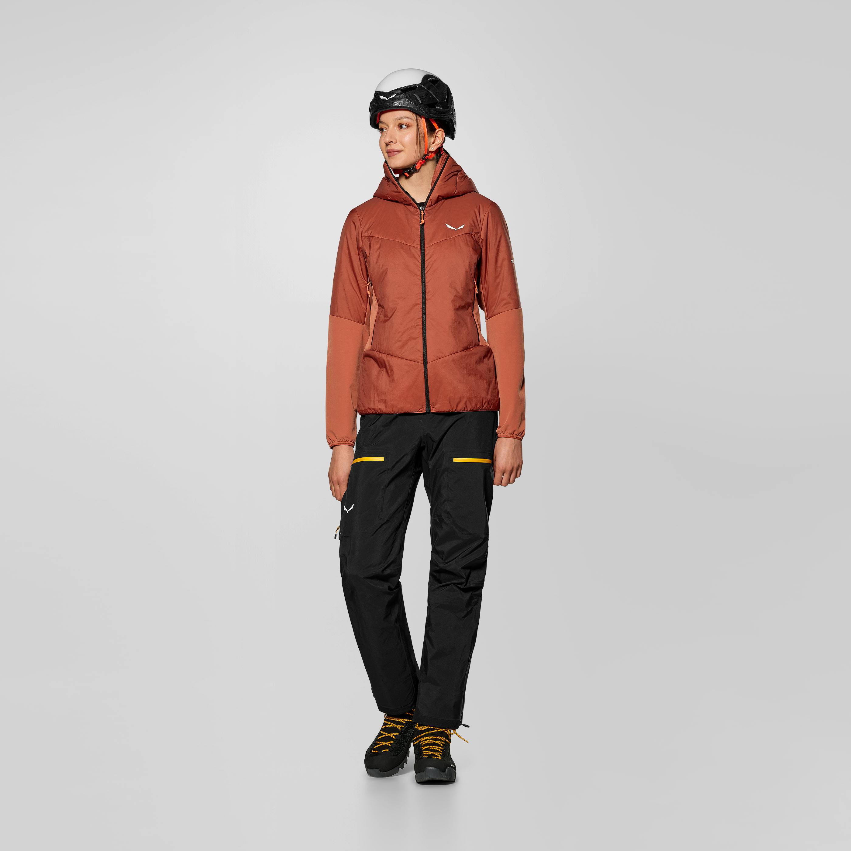 Ortles Hybrid TirolWool® Air Giacca Donna on_body image