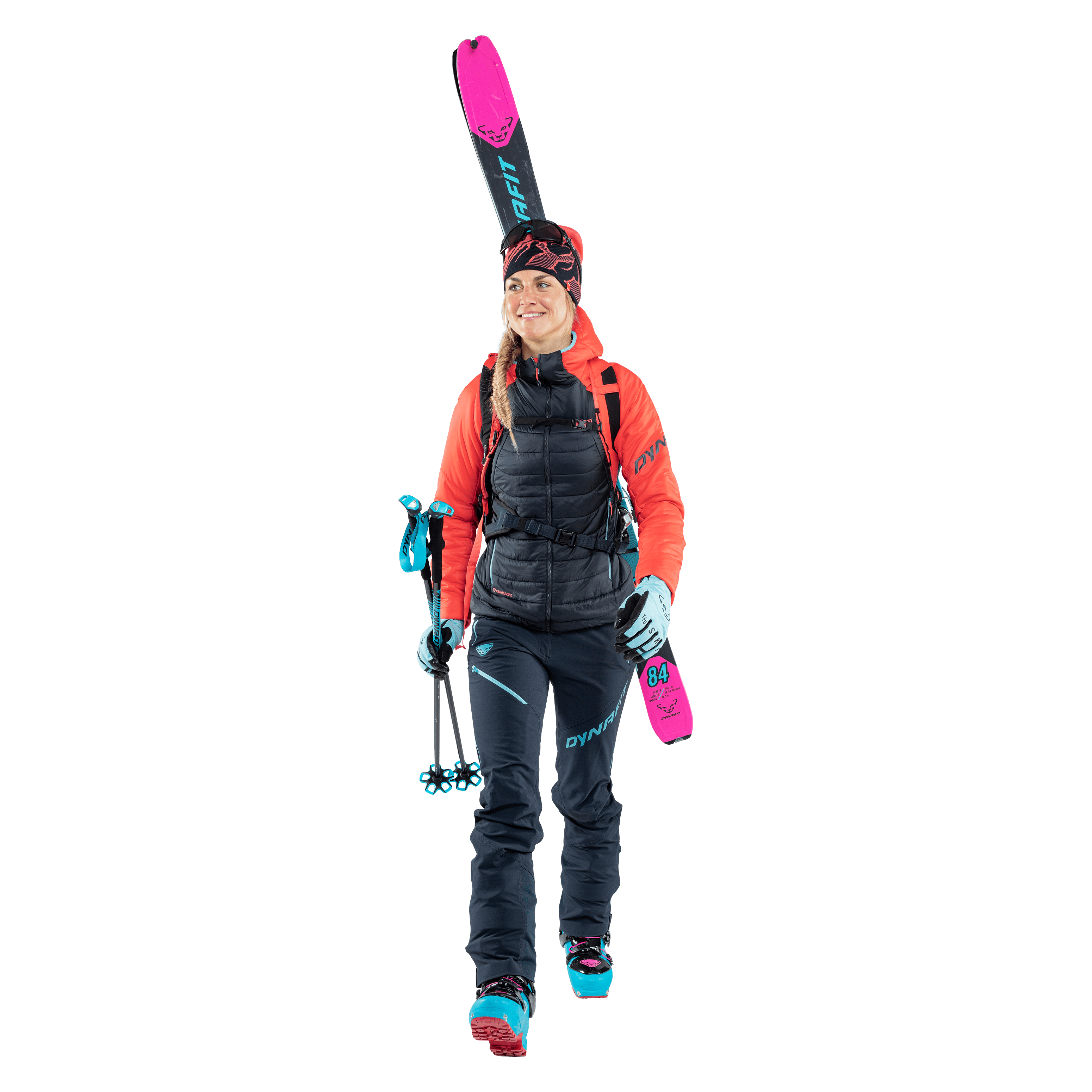 Radical PrimaLoft® Kapuzenjacke Damen on_body image