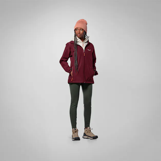 Puez 2.5L Powertex Jacke Damen on_body image