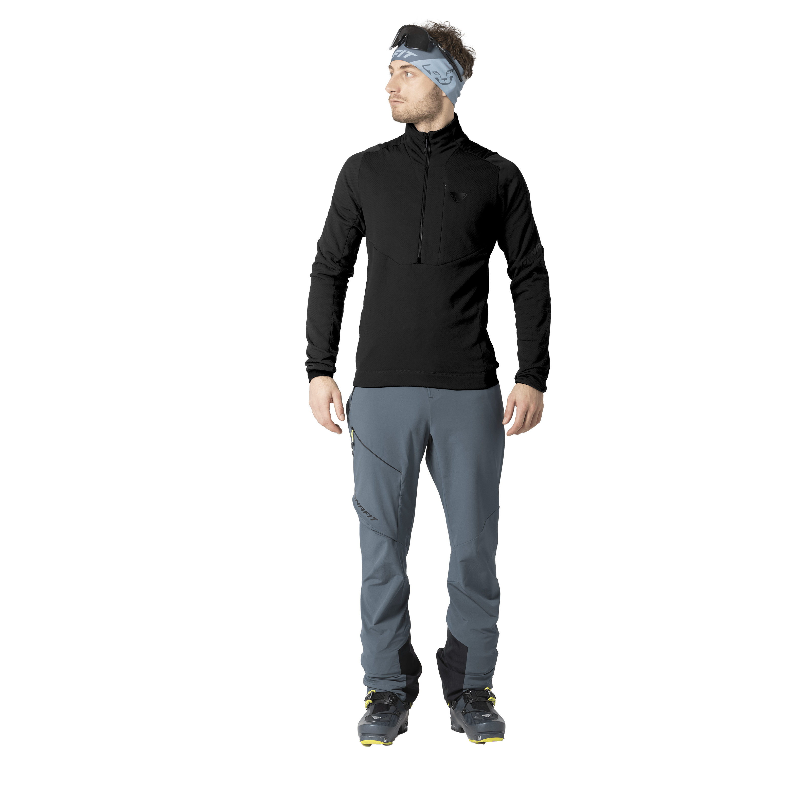 Blacklight Thermal 1/2 zip uomo on_body image