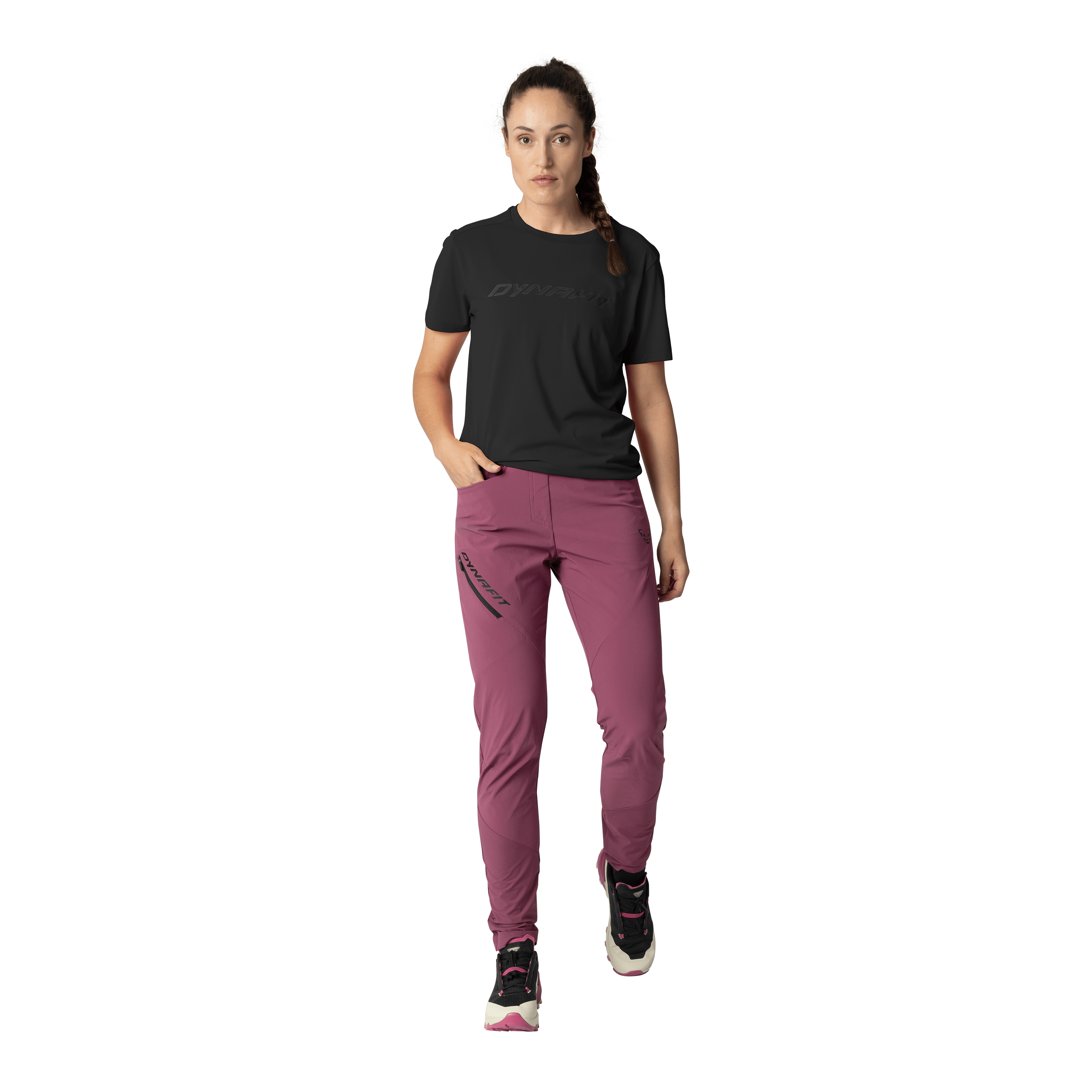 Traverse Hybrid Dynastretch Pants Women on_body image