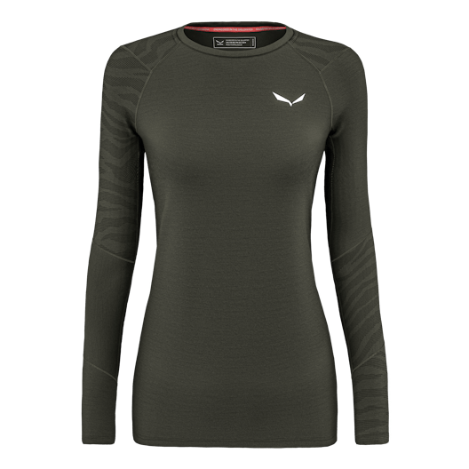 Cristallo Warm Alpine Merino Responsive Maniche Lunghe Baselayer Donna still image