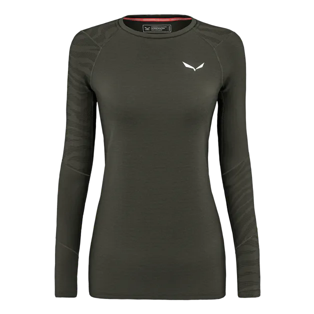 Cristallo Warm Alpine Merino Responsive Baselayer Mangas Largas Mujer still image