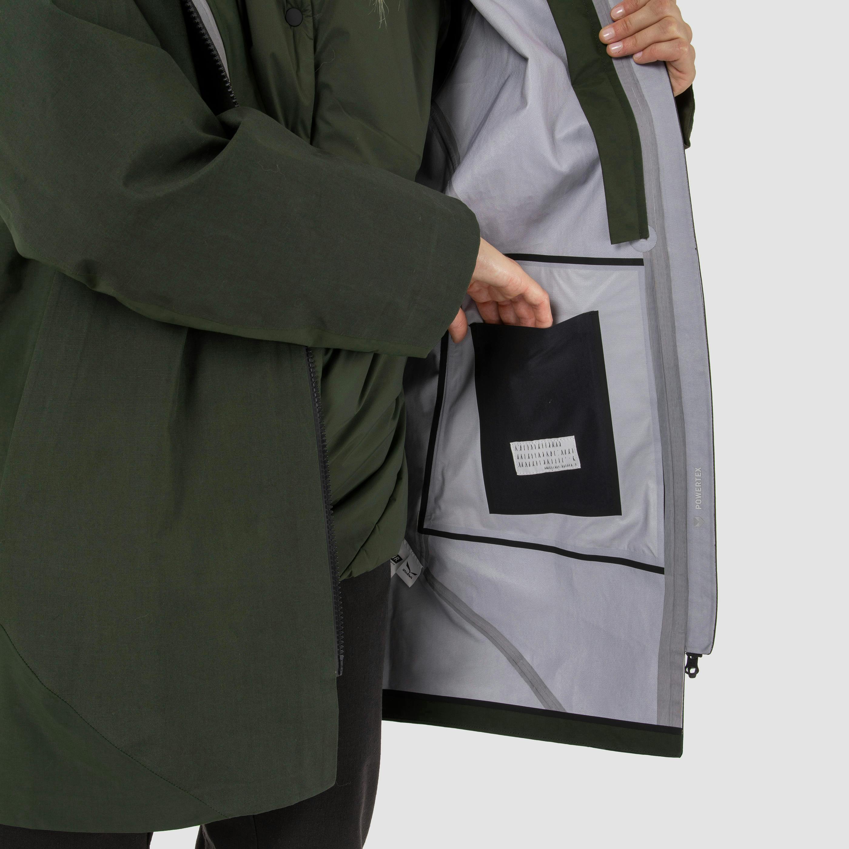 Fanes 3 Layers Powertex Hemp 2 In 1 Parka Donna tech_detail image