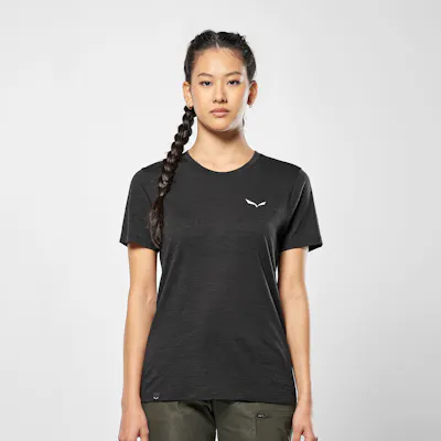 Eagle Minilogo Merino T-Shirt Damen hover image