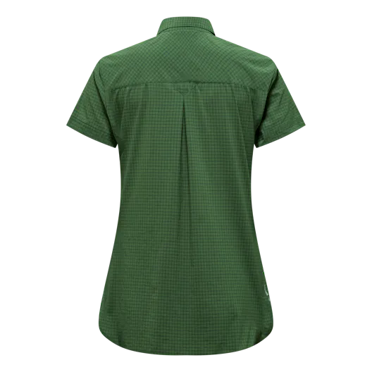 Puez Minicheck Dry Camisa Manga Corta Mujer perspective_view image