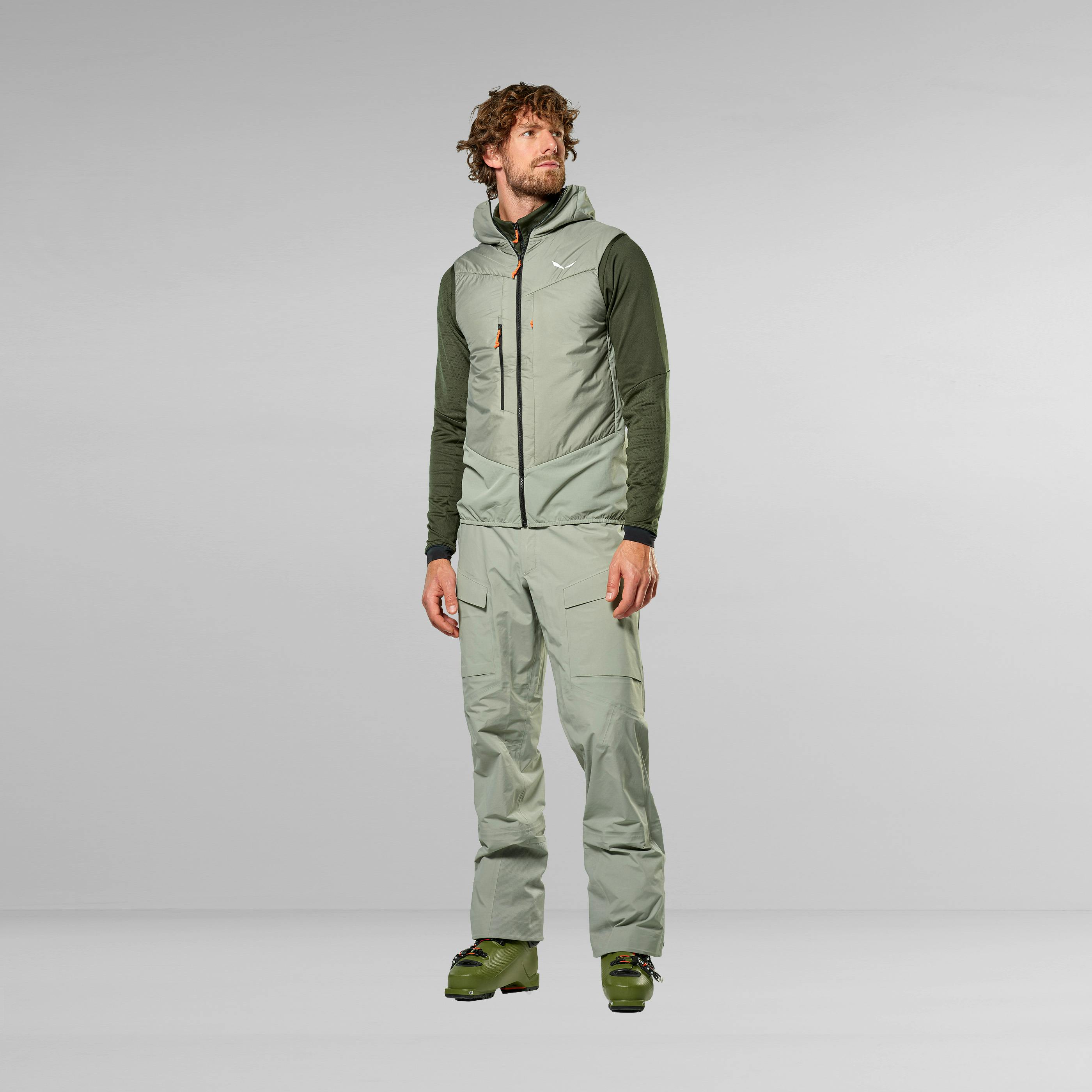 Sella Durastretch/Tirolwool® Responsive Hybrid Vest Men on_body image