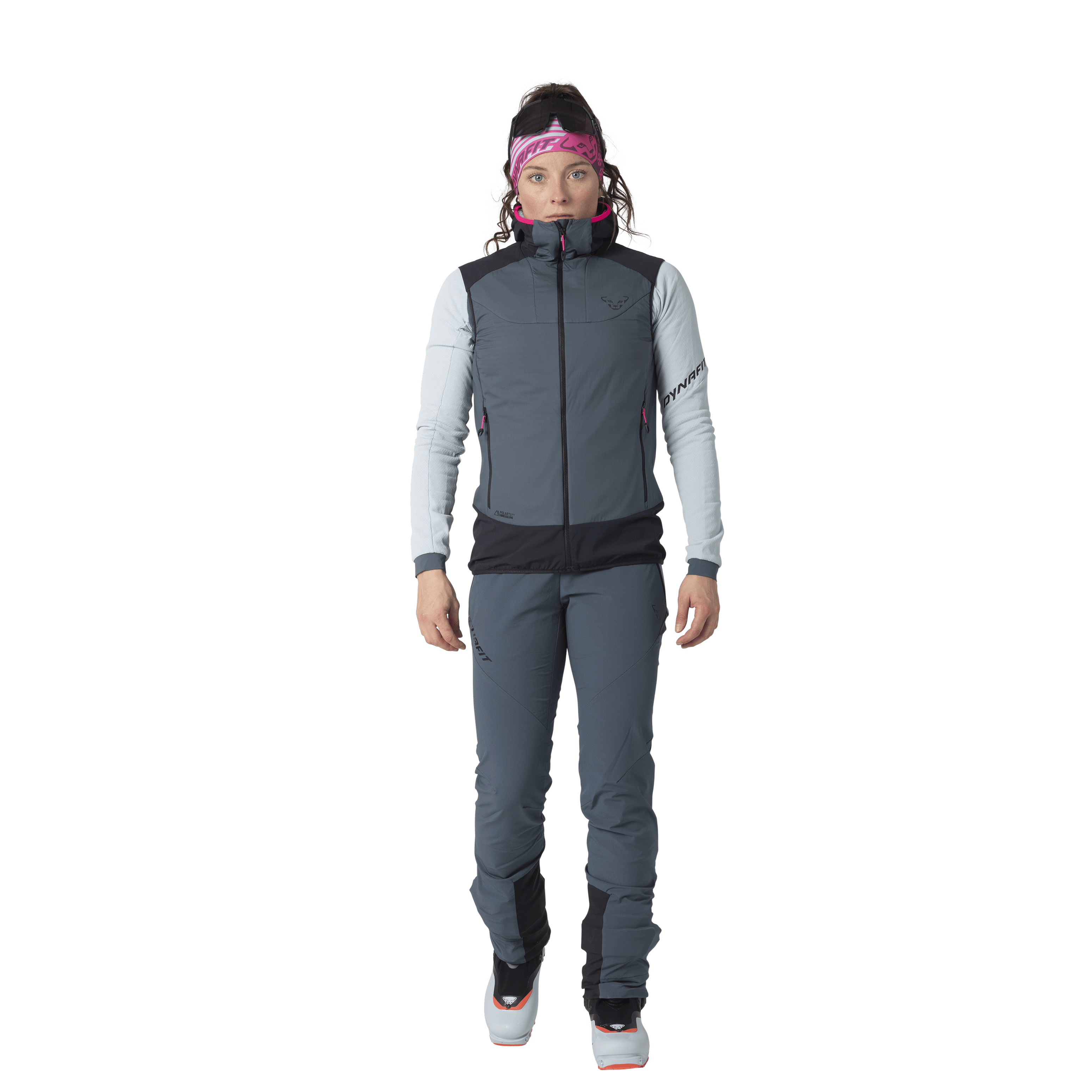 Mezzalama Polartec® Alpha® Weste Damen on_body image