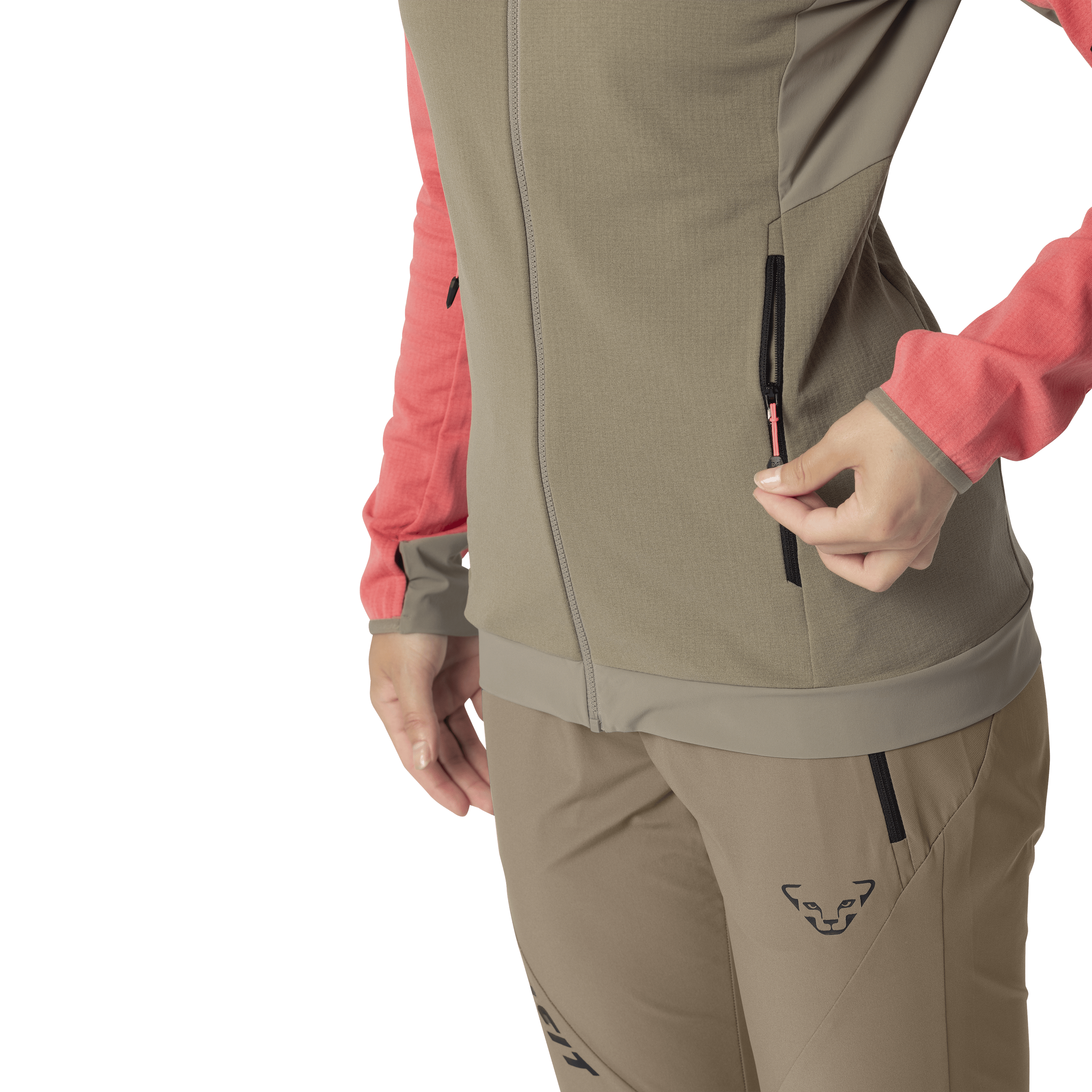 Transalper Polartec Kapuzenjacke Damen tech_detail image