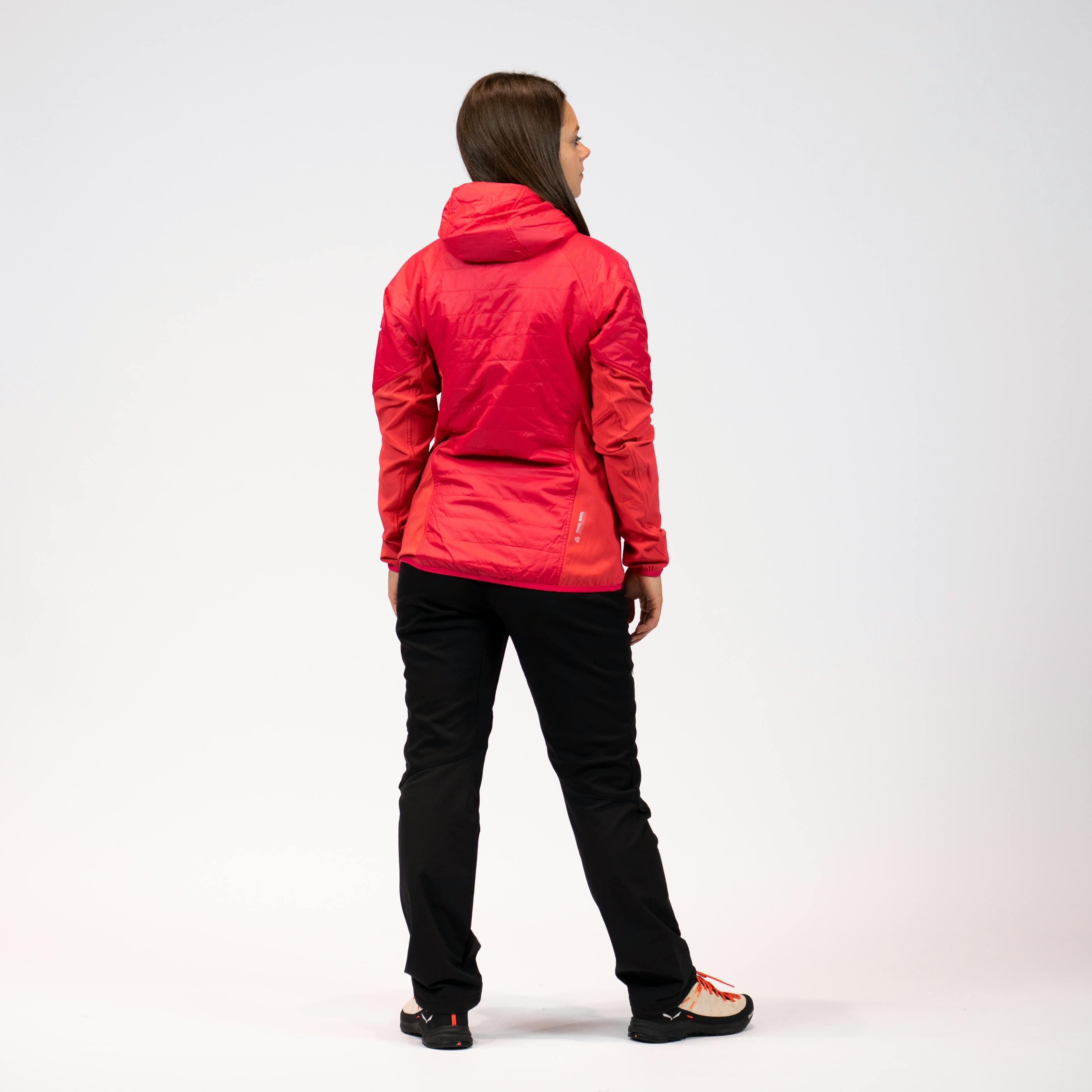 Croda TirolWool® Responsive Veste Hybrid Femme on_body image