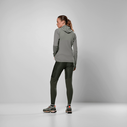 Puez Waffle Hybrid Polarlite Felpa con Cappuccio Donna on_body image