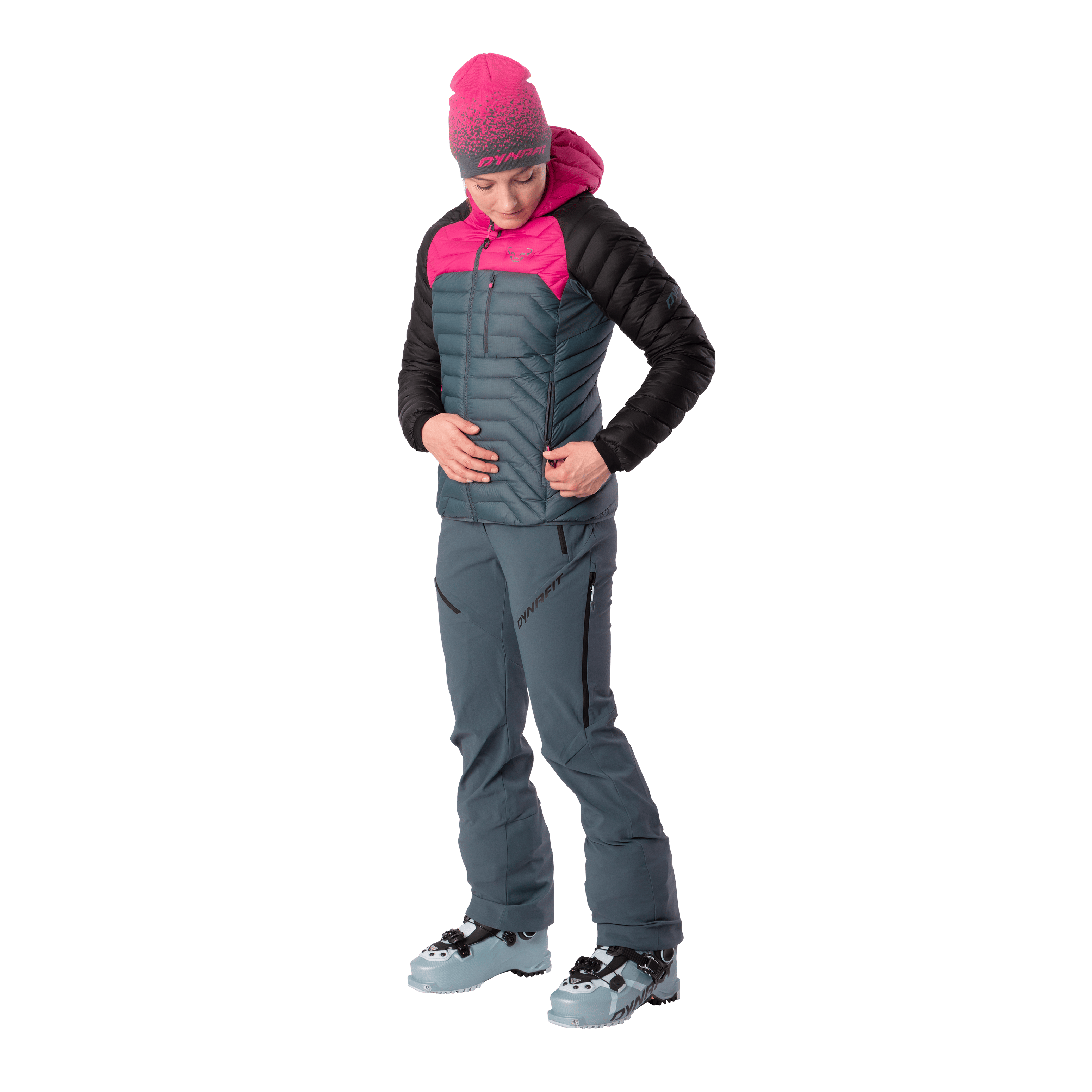Piumino con cappuccio Radical RDS donna on_body image