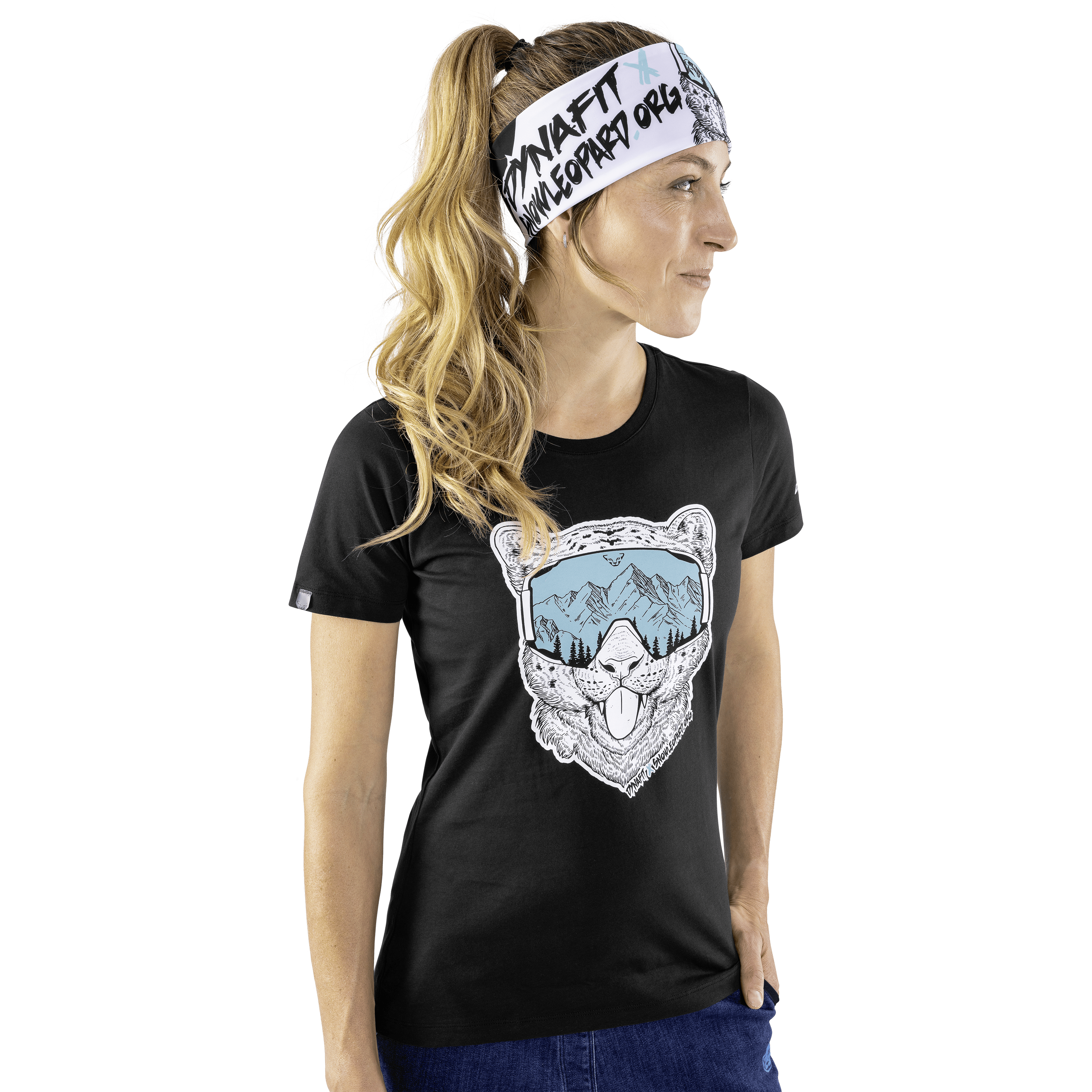 Snow Leopard T-Shirt Damen tech_detail image