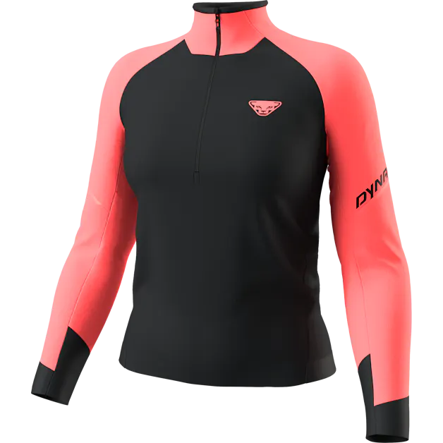 Maglia a manica lunga e 1/2 zip Alpine donna still image
