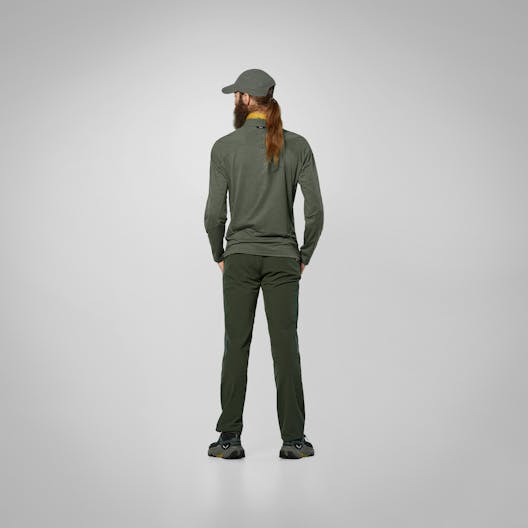 Pedroc Dry'ton Wind Maglia mezza-zip maniche Lunghe Uomo on_body image