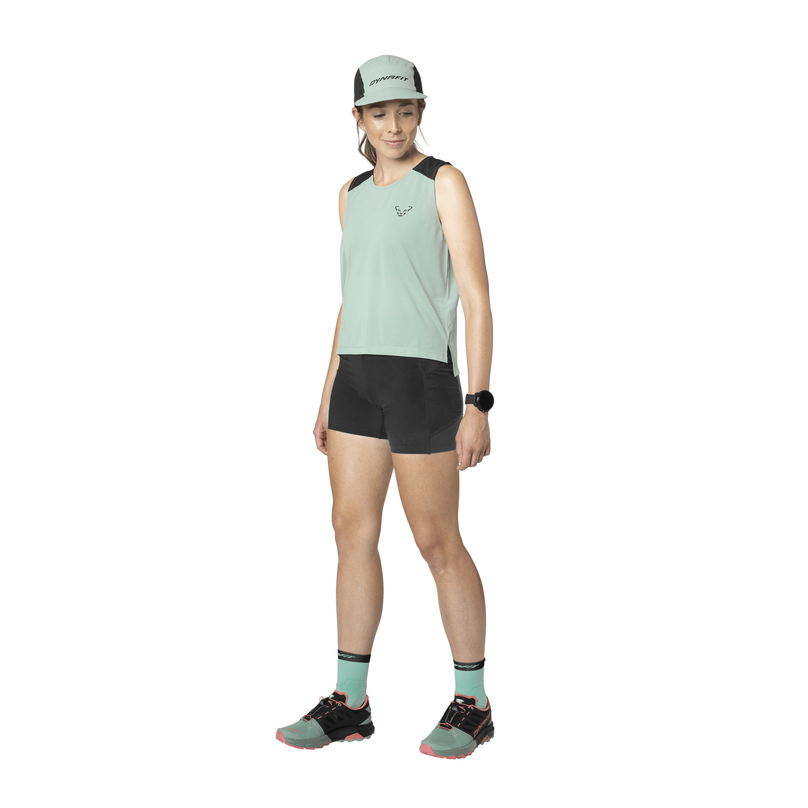 Sky Crop Top Damen on_body image