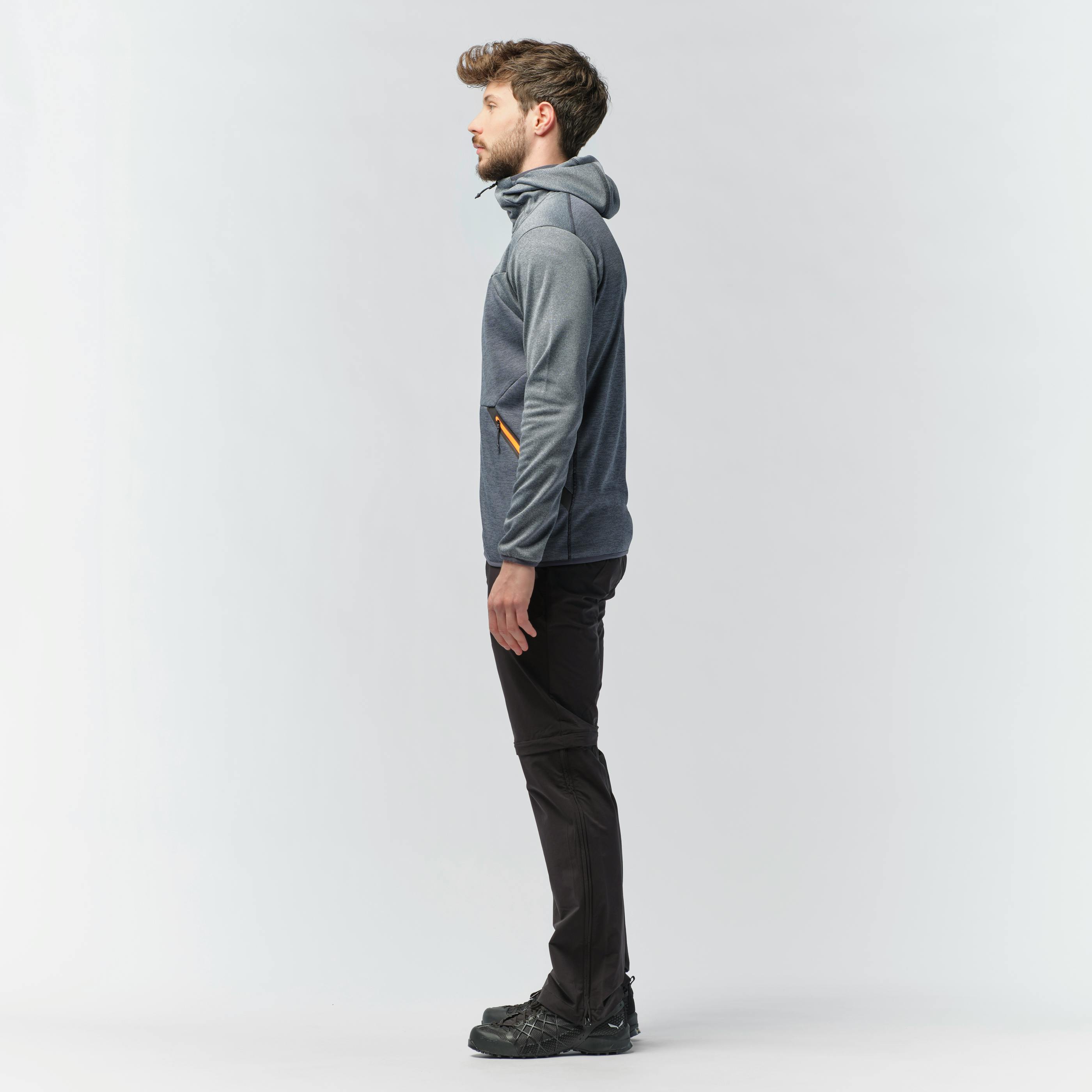 Puez Melange Polarlite Herren Kapuzenjacke on_body image