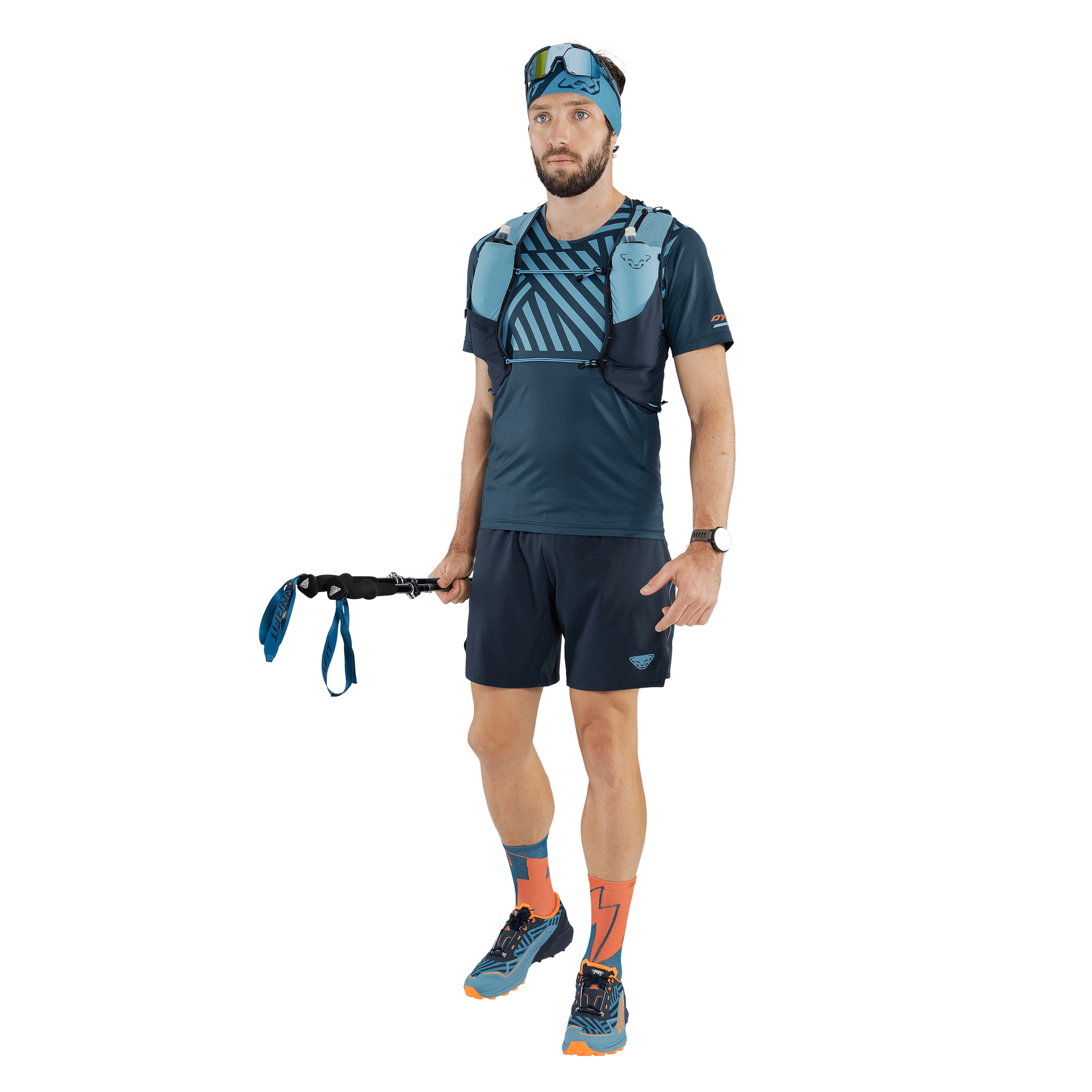 T-shirt Technique DYNAFIT TRAVERSE 2 Pour Homme, Gris, Taille M, Anti-odeurs Et Respirant