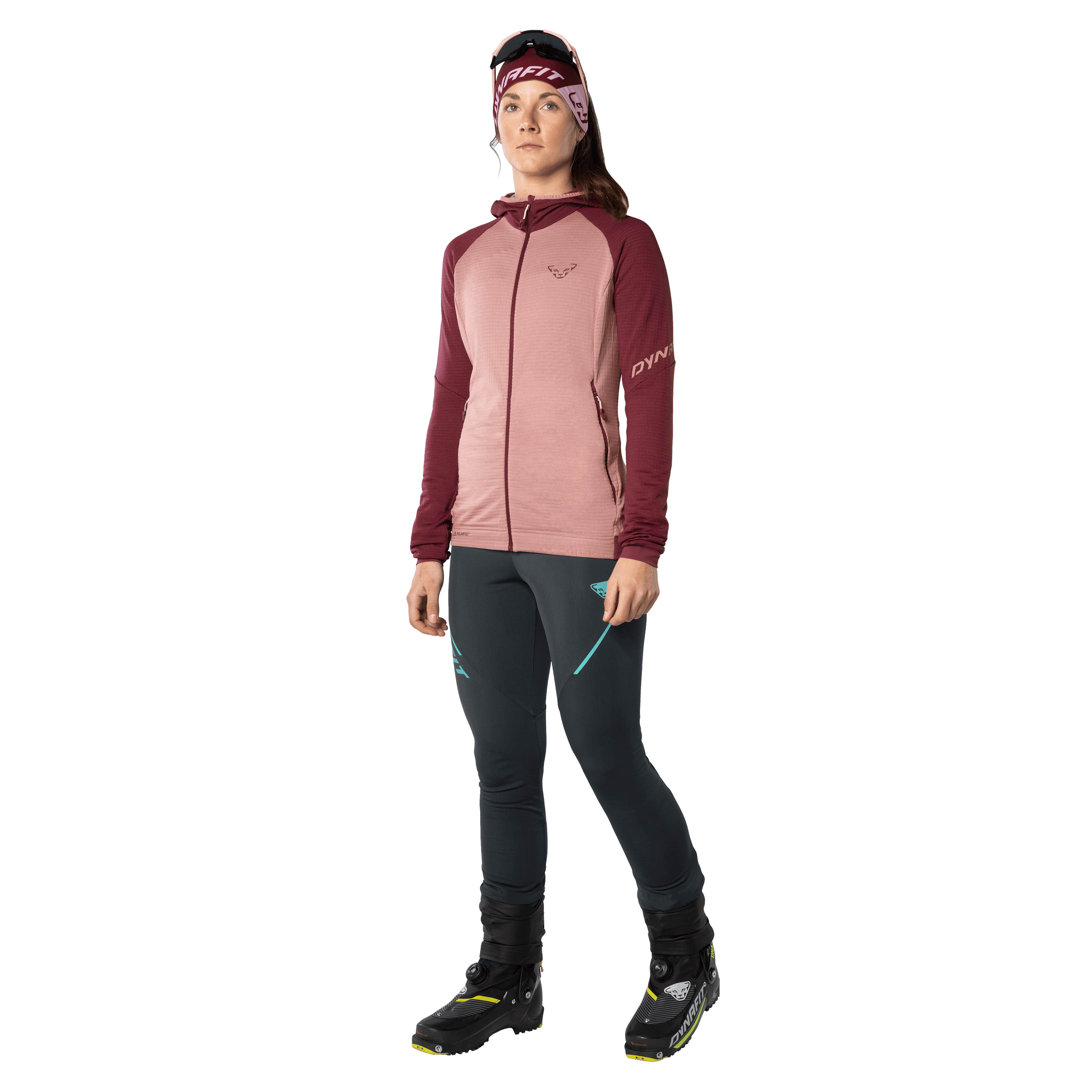 Speed Polartec® Kapuzenjacke Damen on_body image