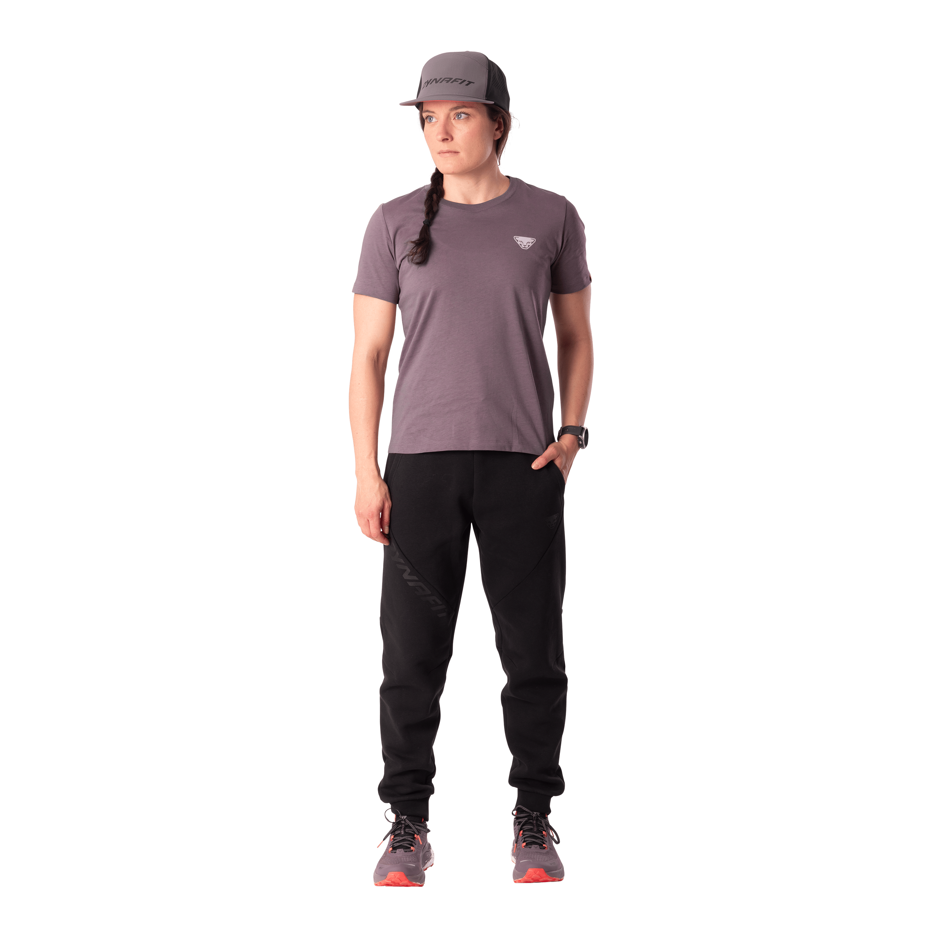 Back Graphic Cotton T-Shirt Women on_body image