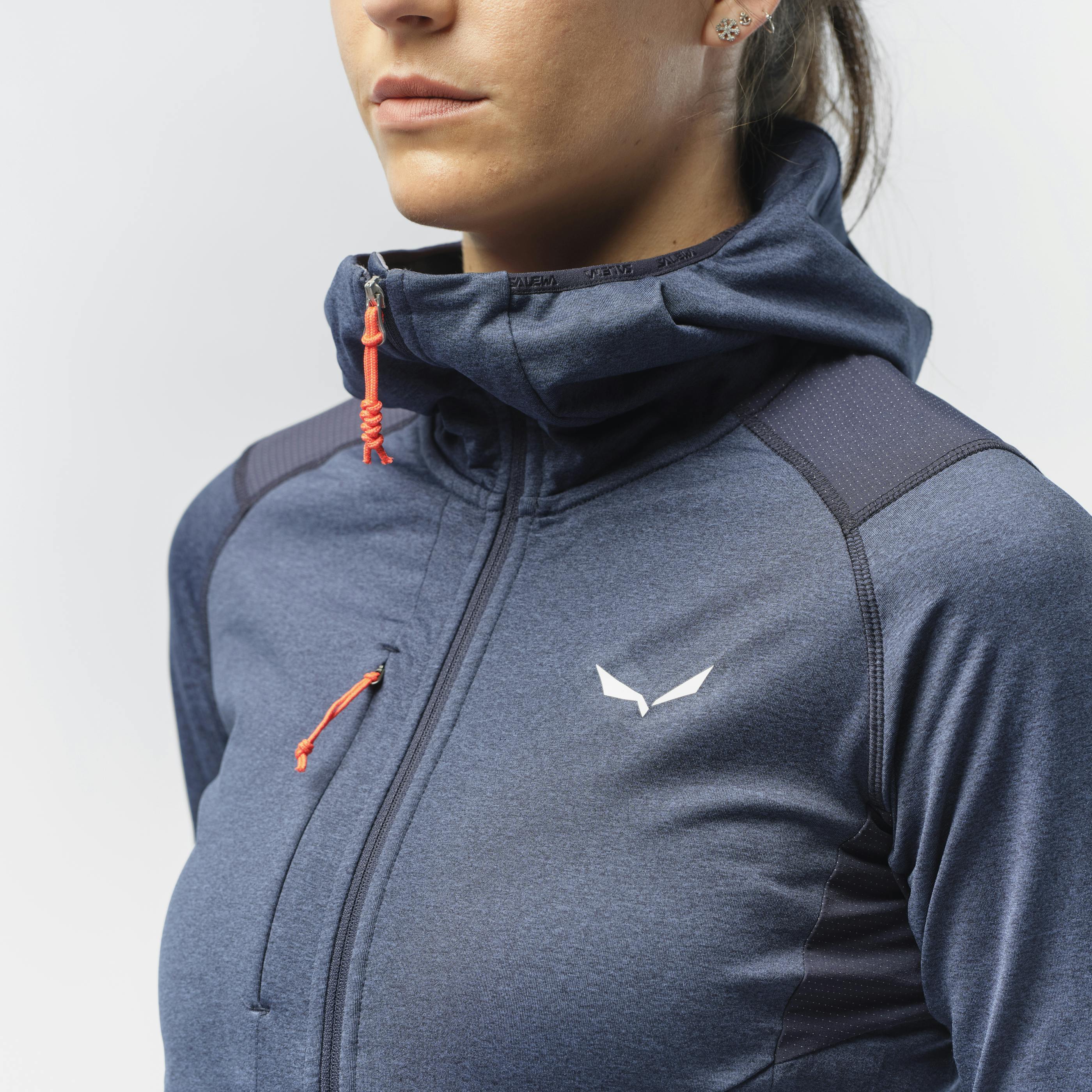 Agner Hybrid Polarlite Durastretch Felpa con Cappuccio Donna tech_detail image