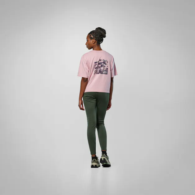Eagle Glacier Maglietta Loose Donna on_body image