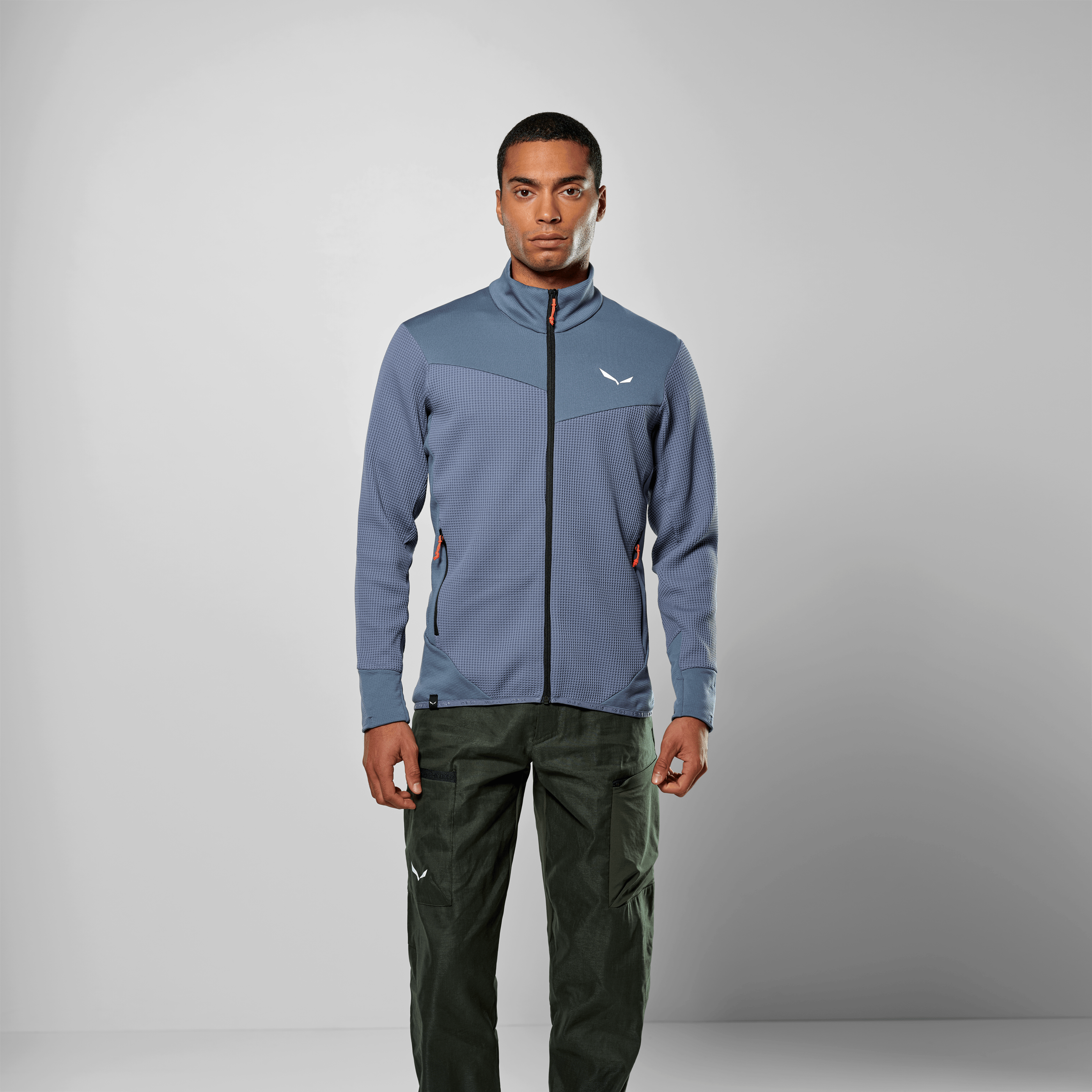 Puez Waffle Hybrid Polarlite Jacke Herren on_body image