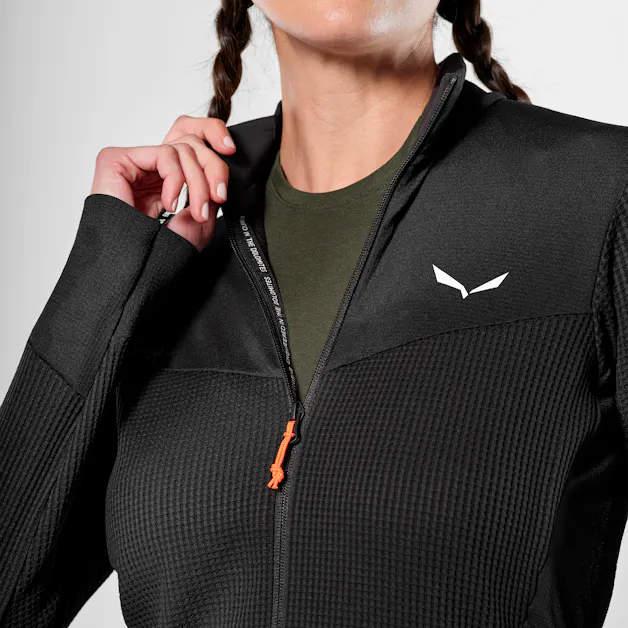 Puez Waffle Hybrid Polarlite Jacke Damen tech_detail image