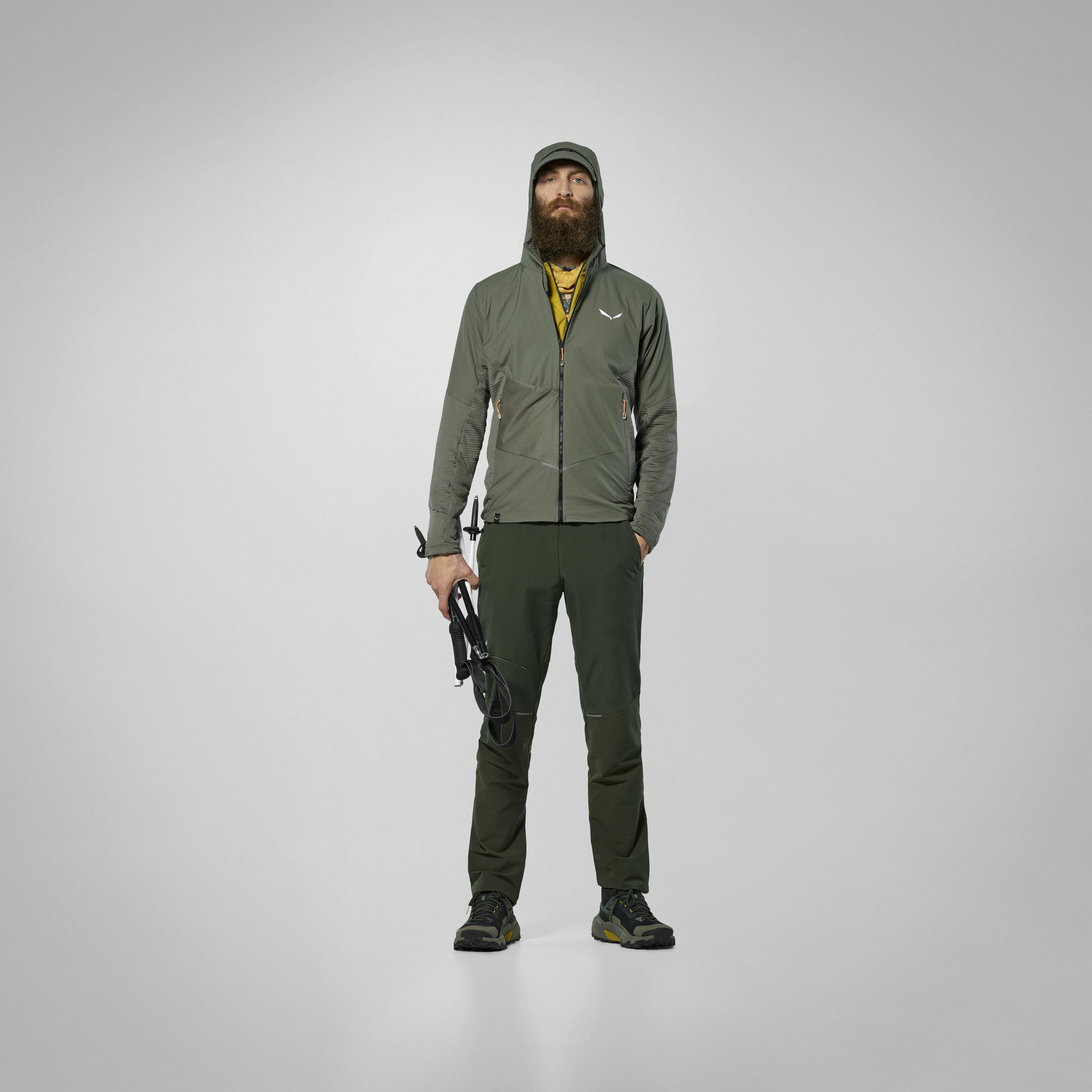 Pedroc Wind Pile con Cappuccio Uomo on_body image