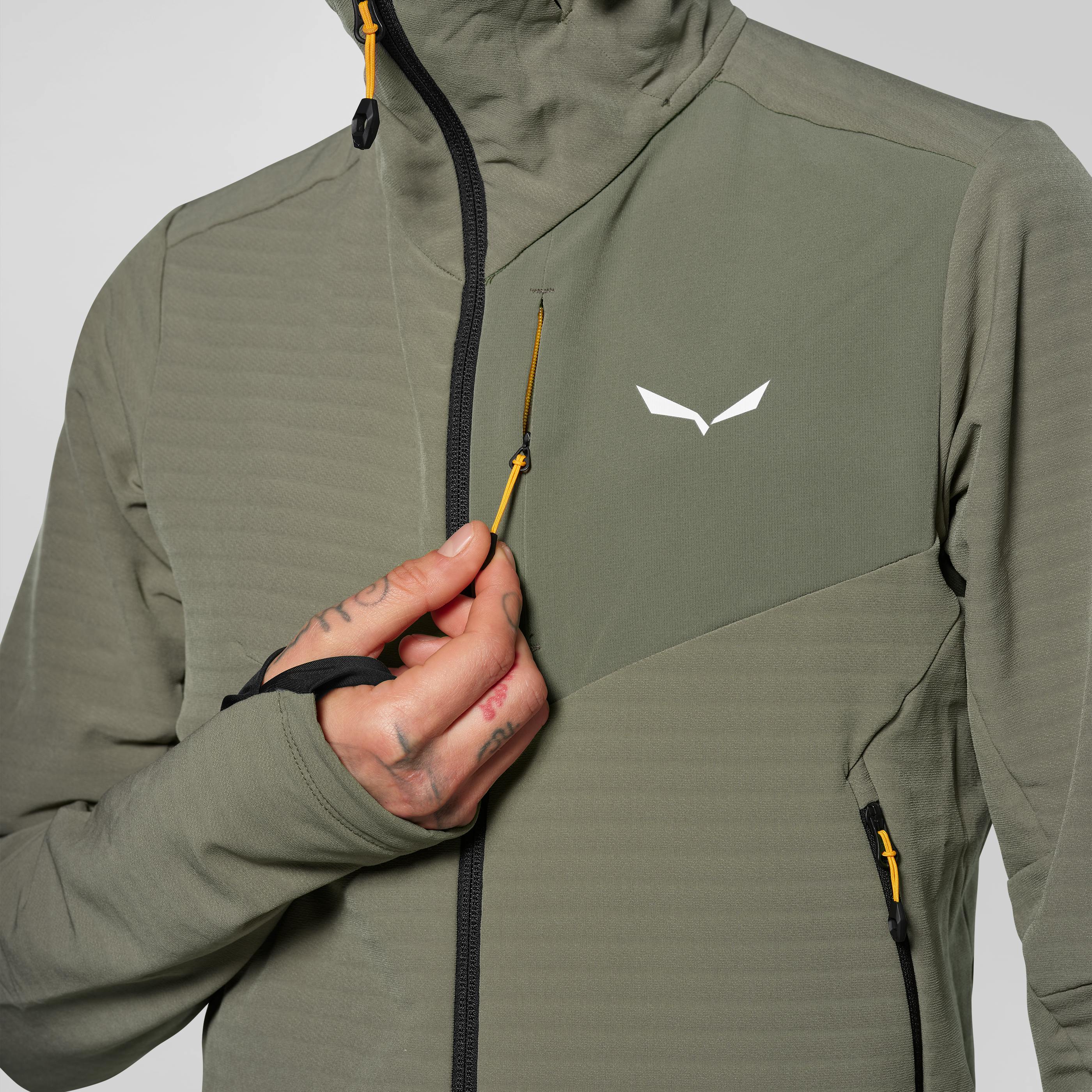 Ortles Fleece Pro Kapuzenjacke Damen tech_detail image