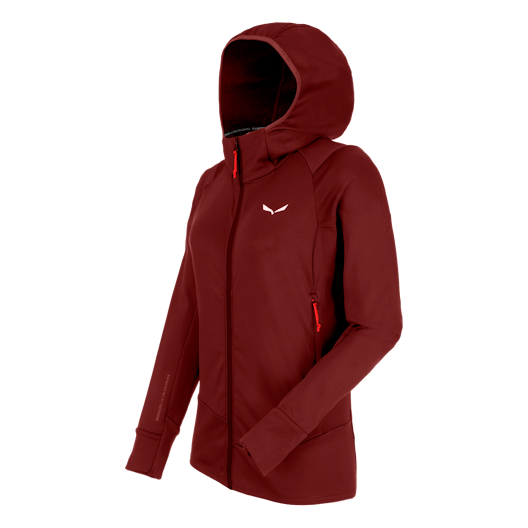 Puez Polarlite Sweat Zippé À Capuche Femme perspective_view image