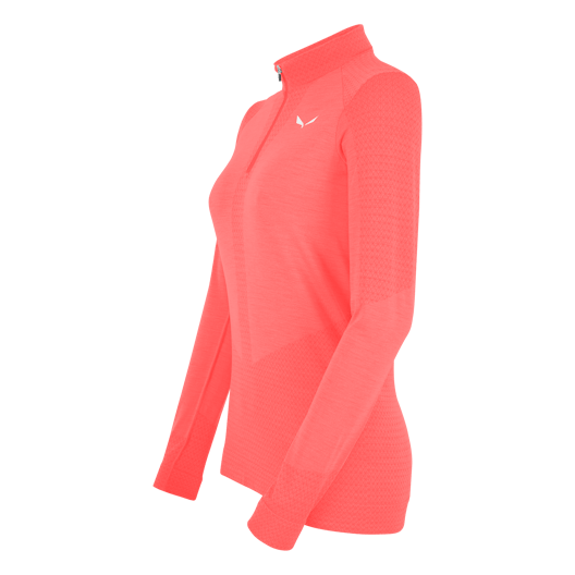 Zebru Responsive Mezza Zip Maglietta Donna perspective_view image