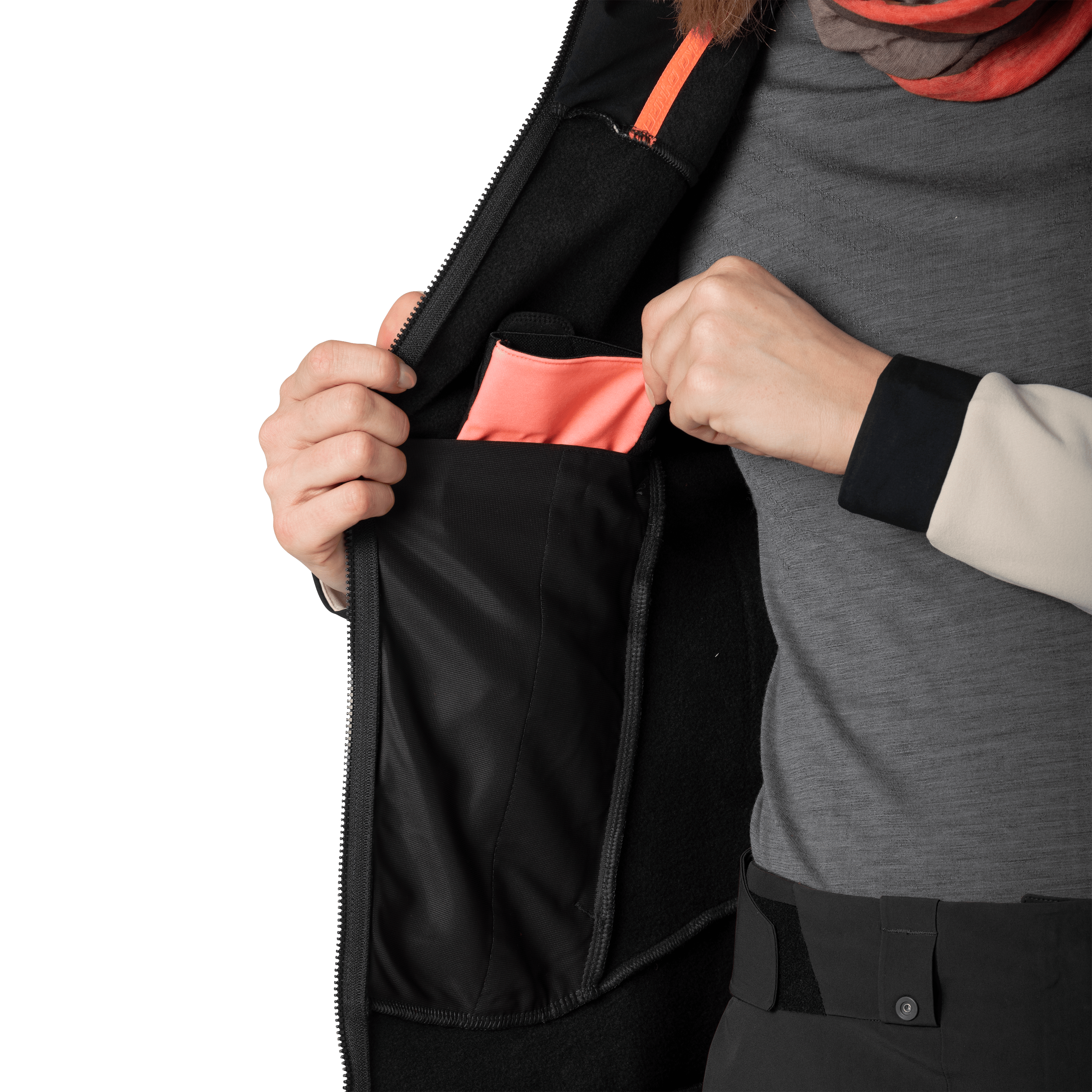 Tigard Polartec giacca con cappuccio donna tech_detail image