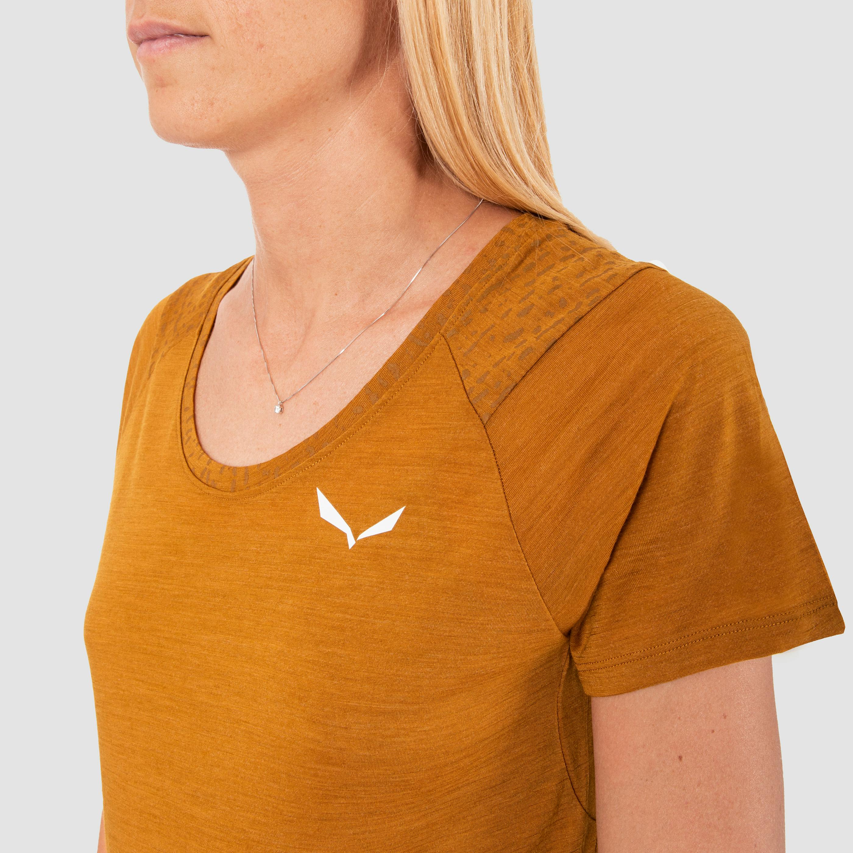Pure Sal. Merino T-Shirt Damen  tech_detail image