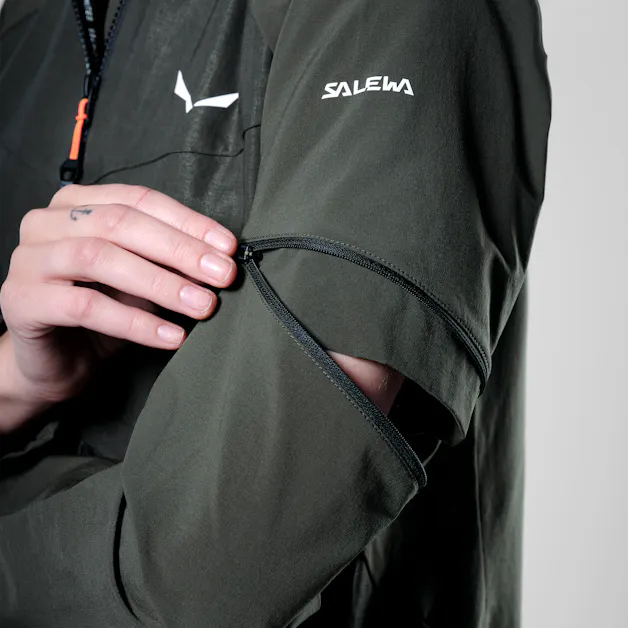 Puez Hemp Durastretch 2 in 1 Hybrid Jacket Women tech_detail image