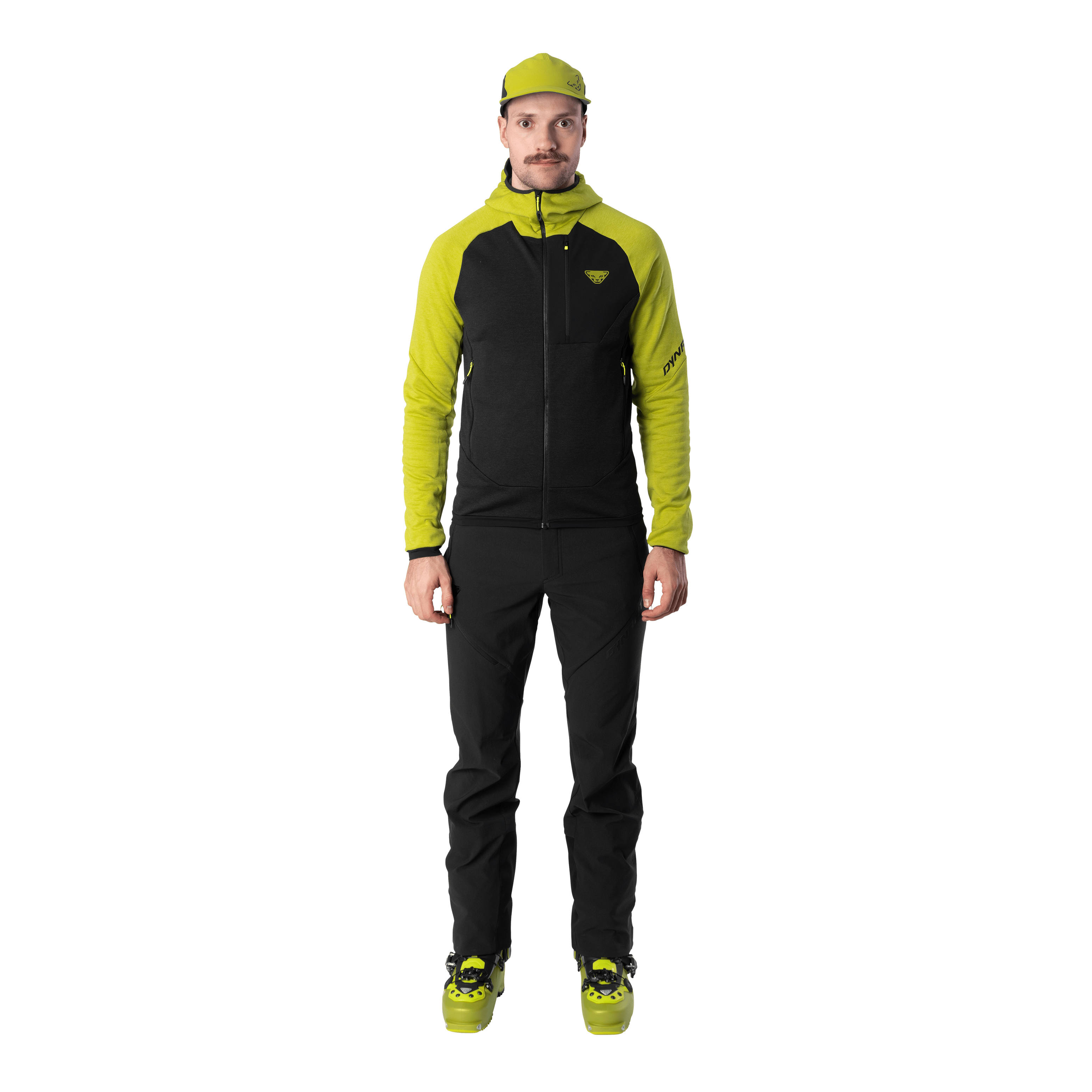 Veste à capuche Radical Wool hommes on_body image