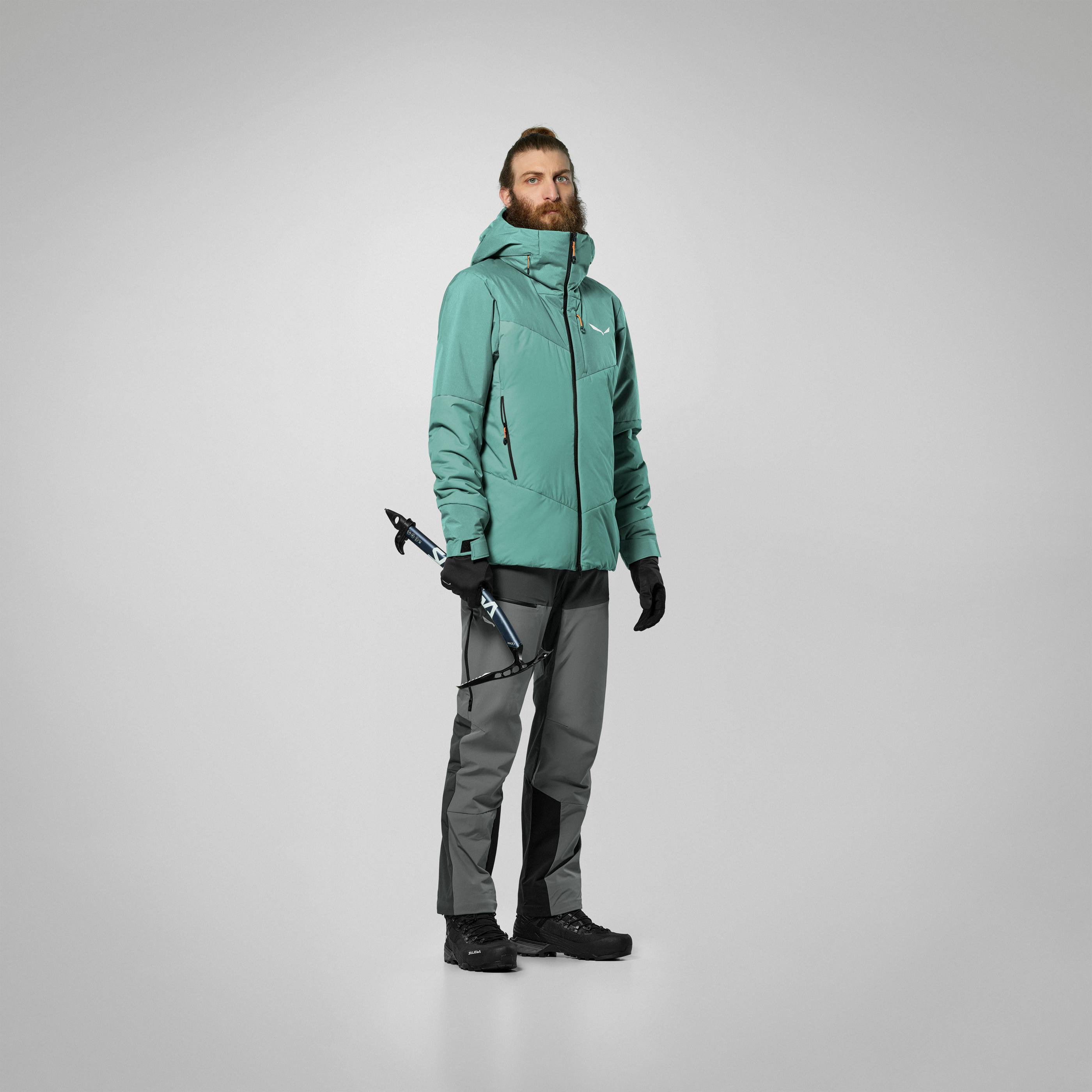 Ortles Tirolwool® Air Hooded Jacket Men on_body image