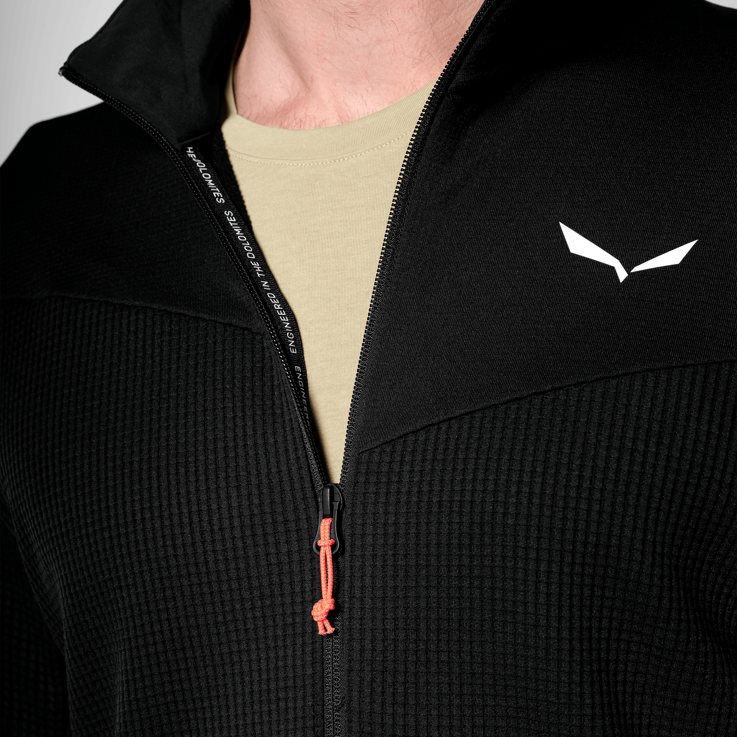 Puez Waffle Hybrid Polarlite Jacke Herren tech_detail image