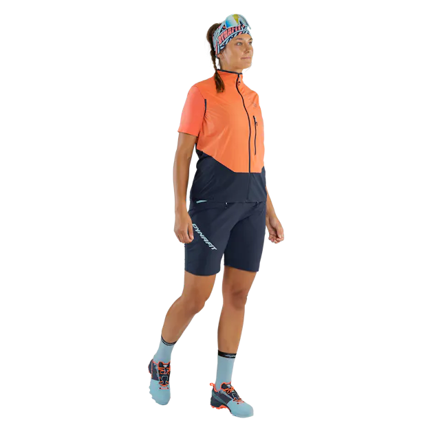 Pantaloncini Traverse Dynastretch donna on_body image