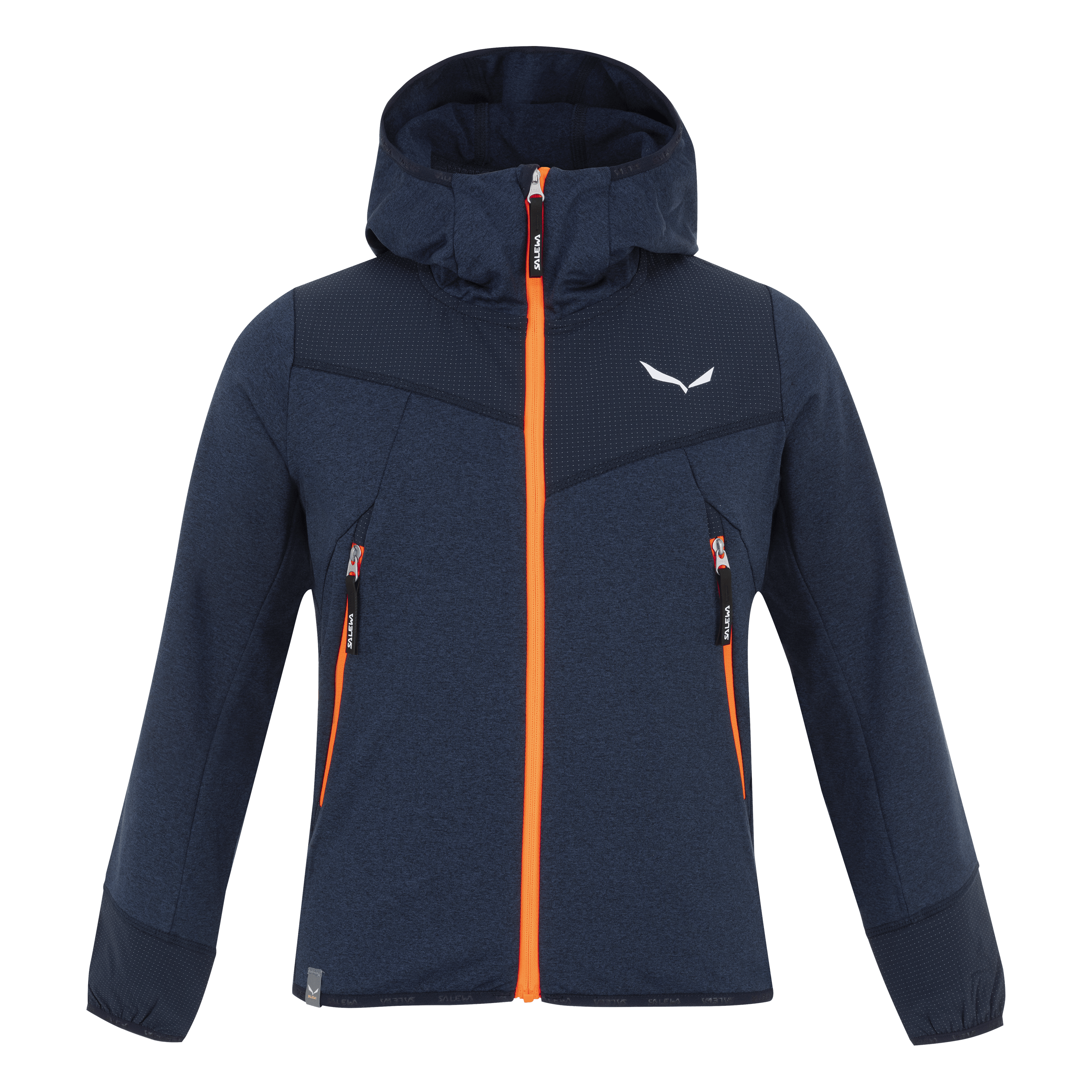 Agner Melange Polarlite Full Zip Kinder Kapuzenjacke still image
