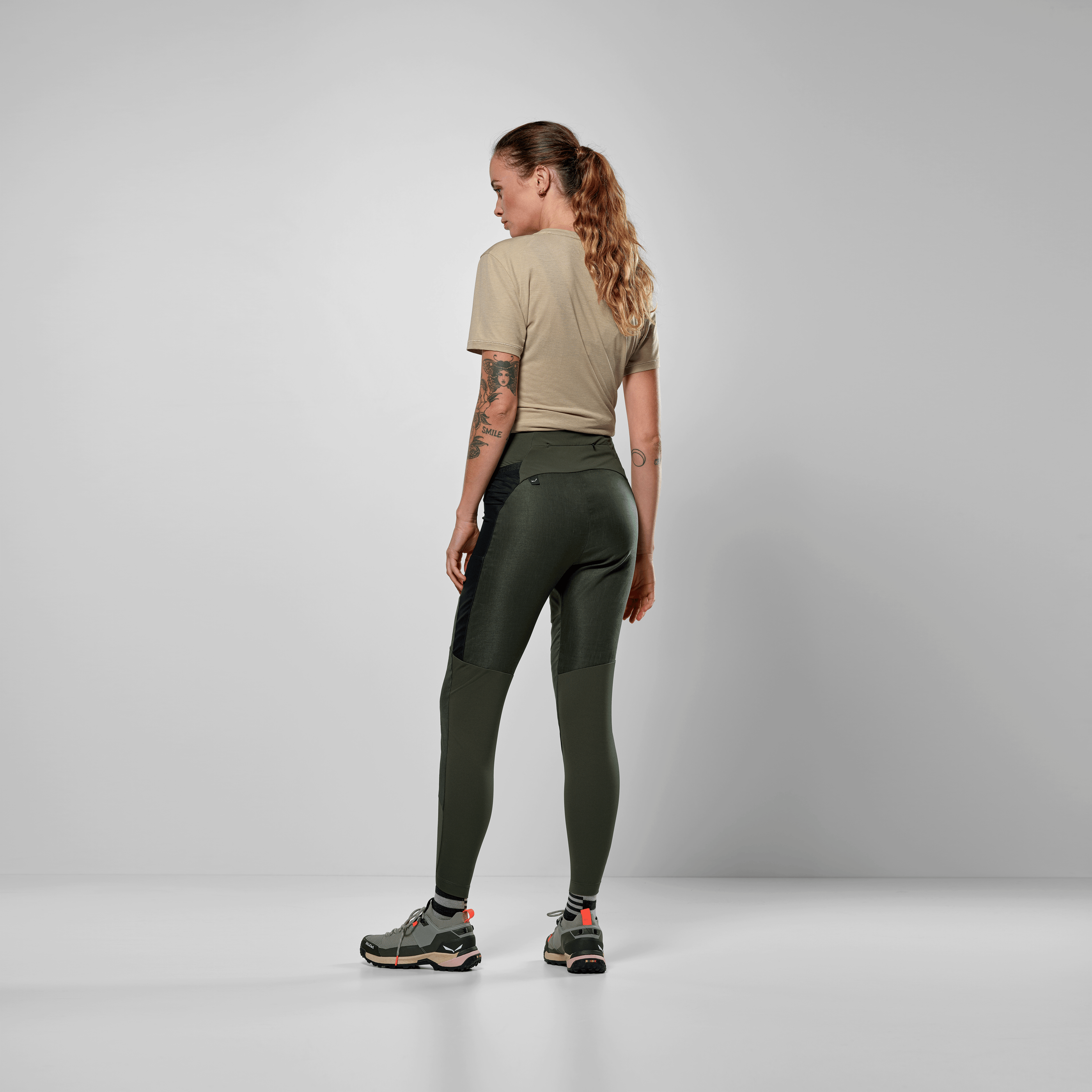 Leggings Salewa Puez Merino - Termici Per Alpinismo E Trekking
