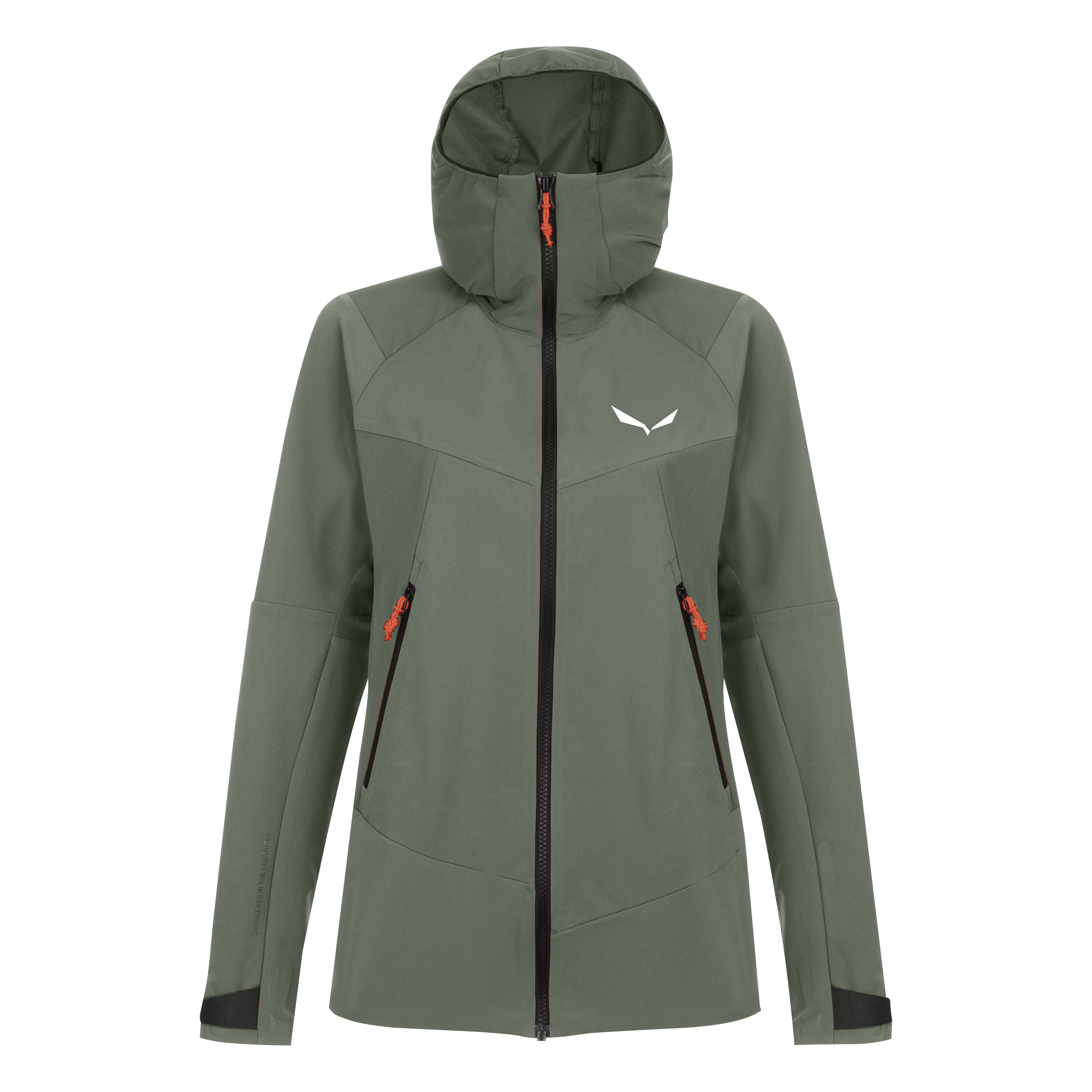 Veste imperméable Femme Salewa Sella Ski 3 Layers Powertex Responsive Rose