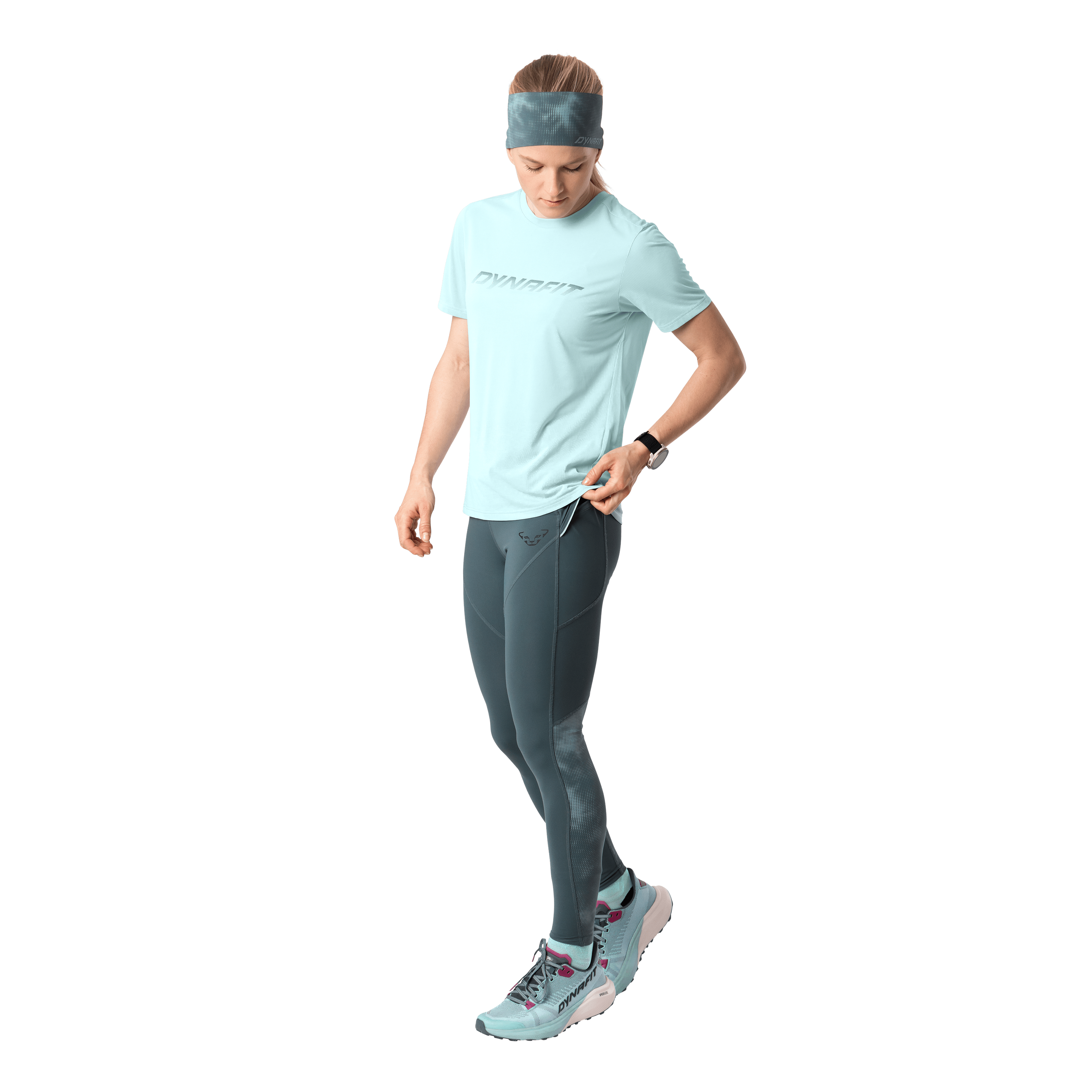Leggings Trail Reflective donna on_body image