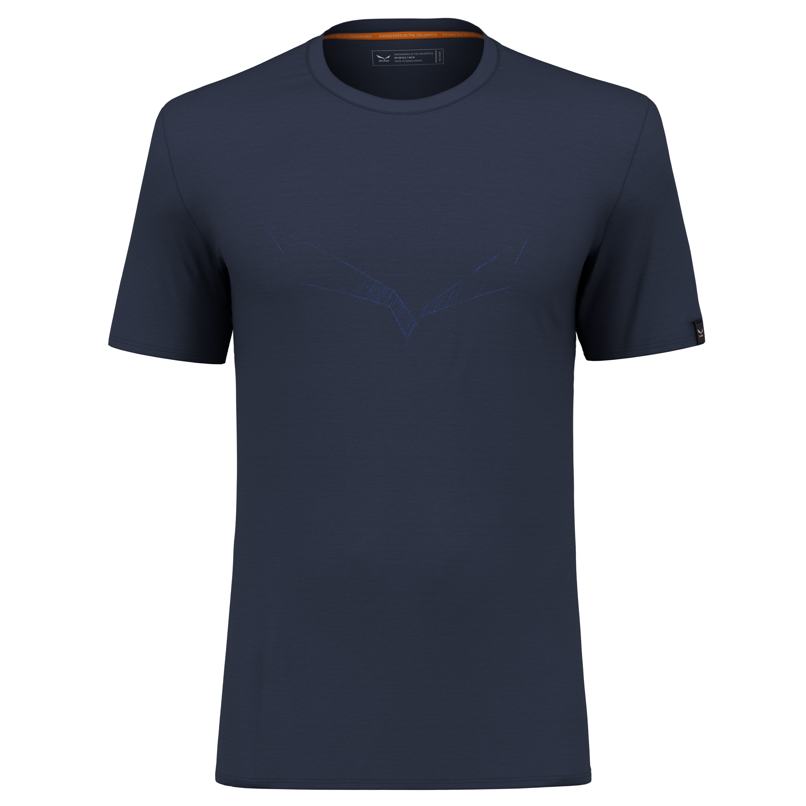 Puez Eagle Sketch Merino T-Shirt Herren still image