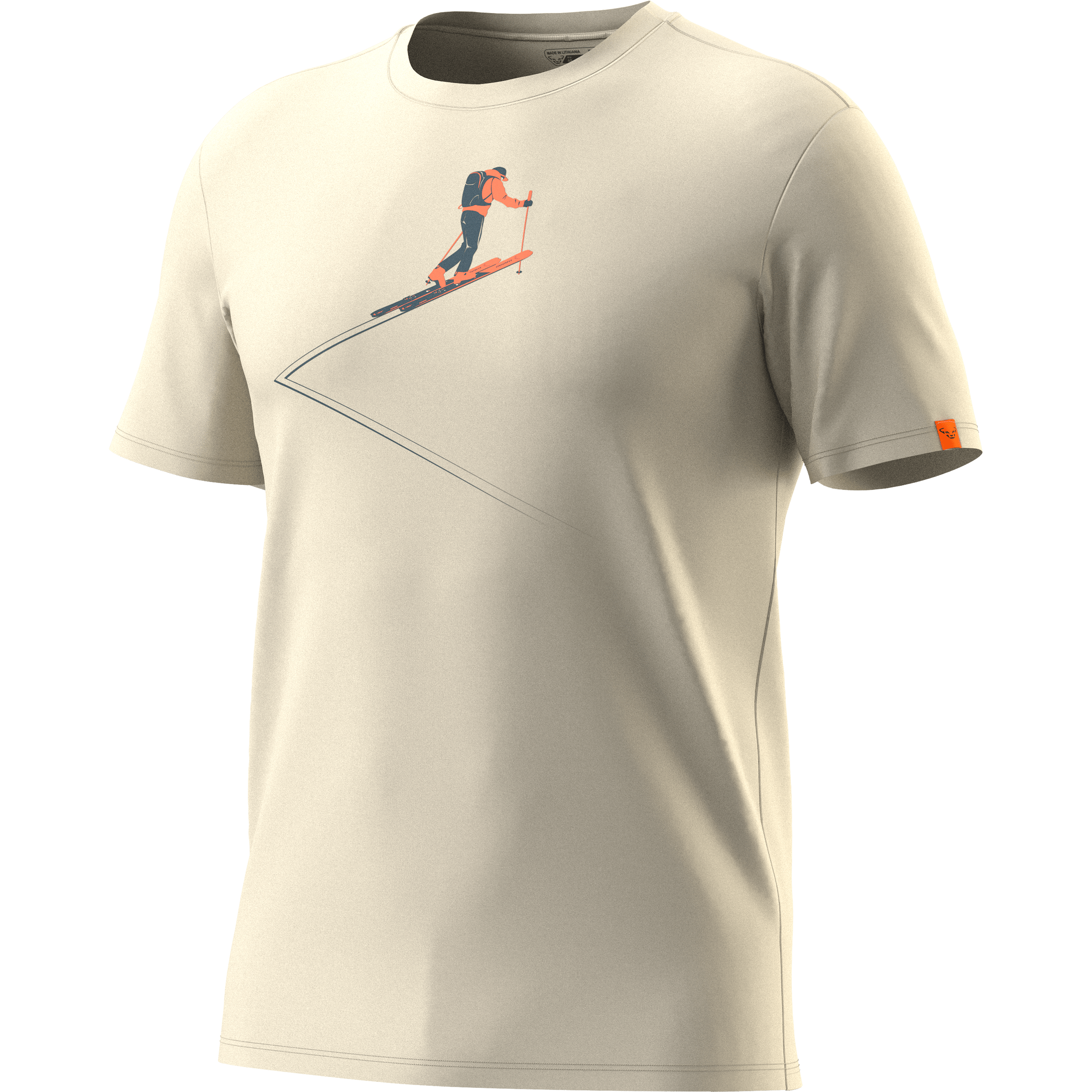 T-shirt grafica in cotone uomo still image