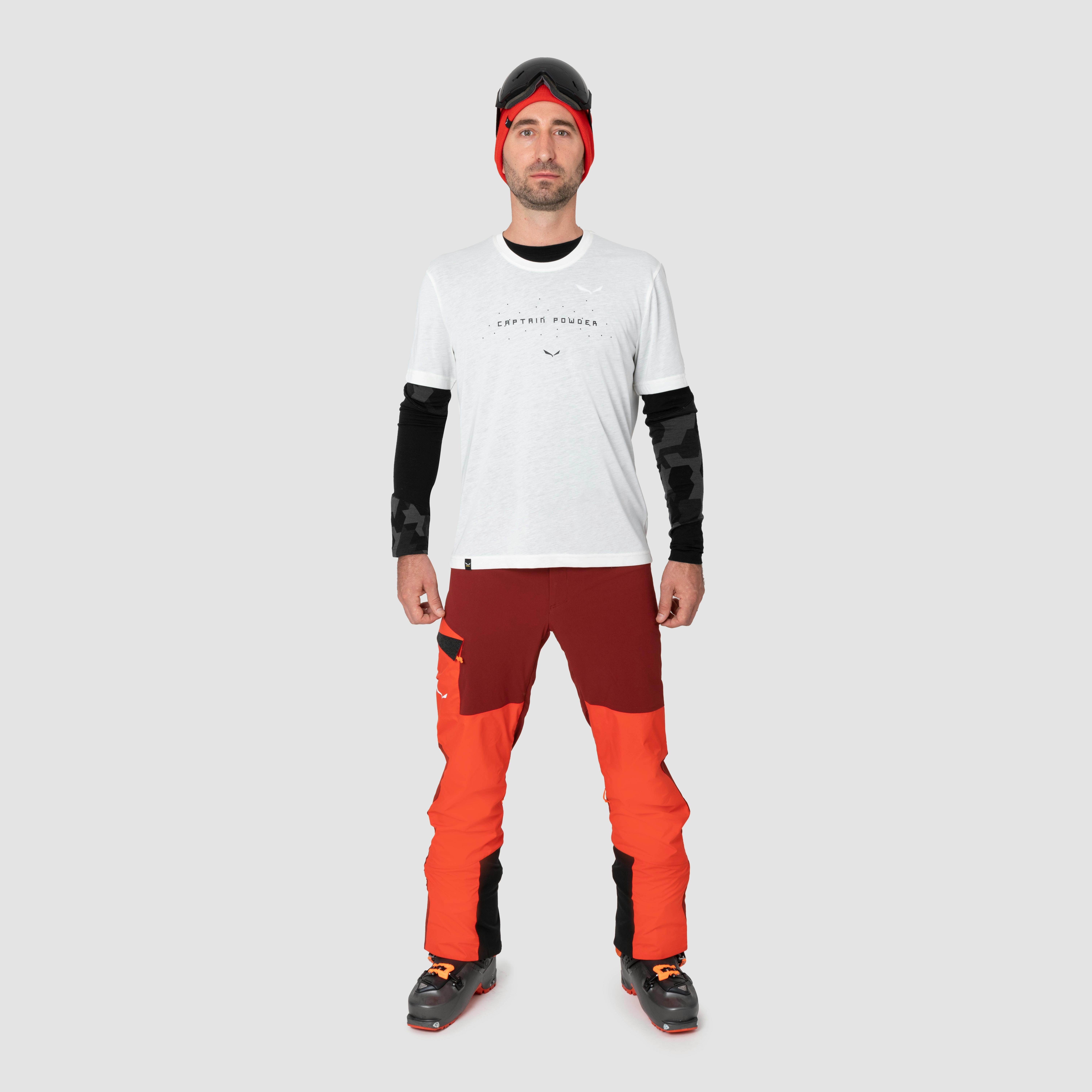 PURE SNOW CAPTAIN DRY T-SHIRT MEN on_body image